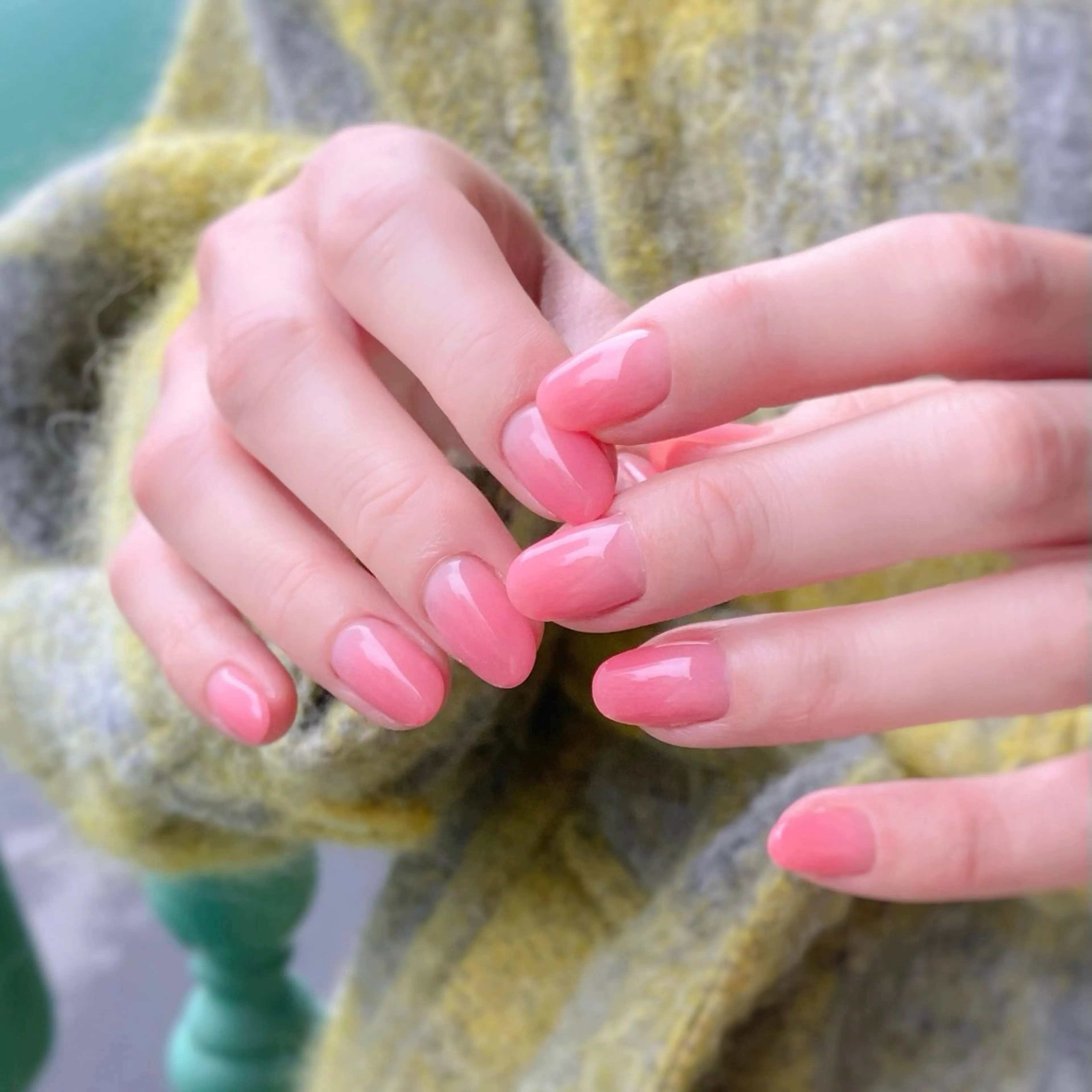 ネイル グラデーション ピンク nail salon neige所属・ジェムネイル Risa.のネイルデザイン
