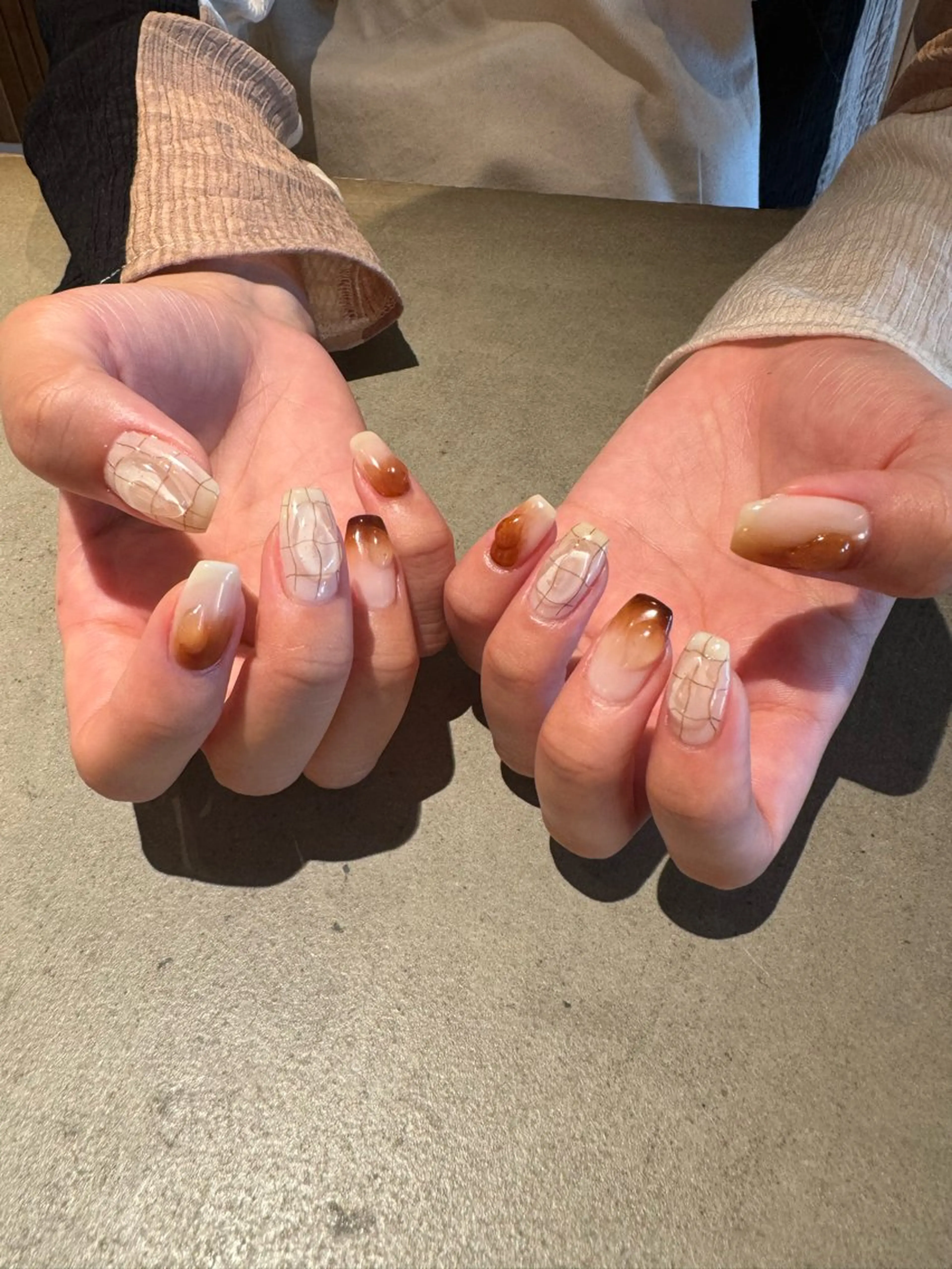 ネイル ハンドネイル にしぐち はるかのネイルデザイン