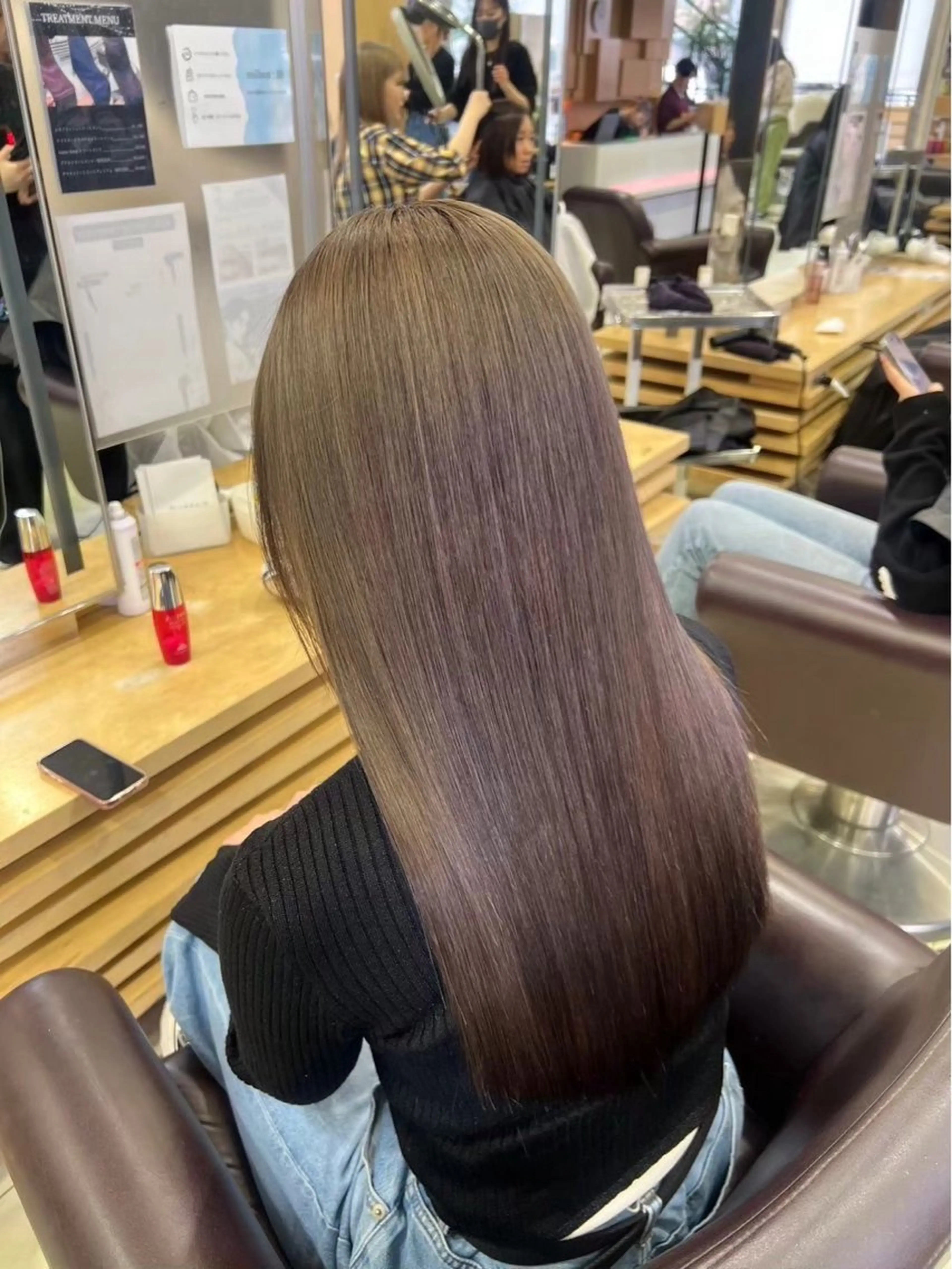 ロング カラー ヘアカラー waka❤️✨ レイヤーボブ/ネイルのヘアスタイル