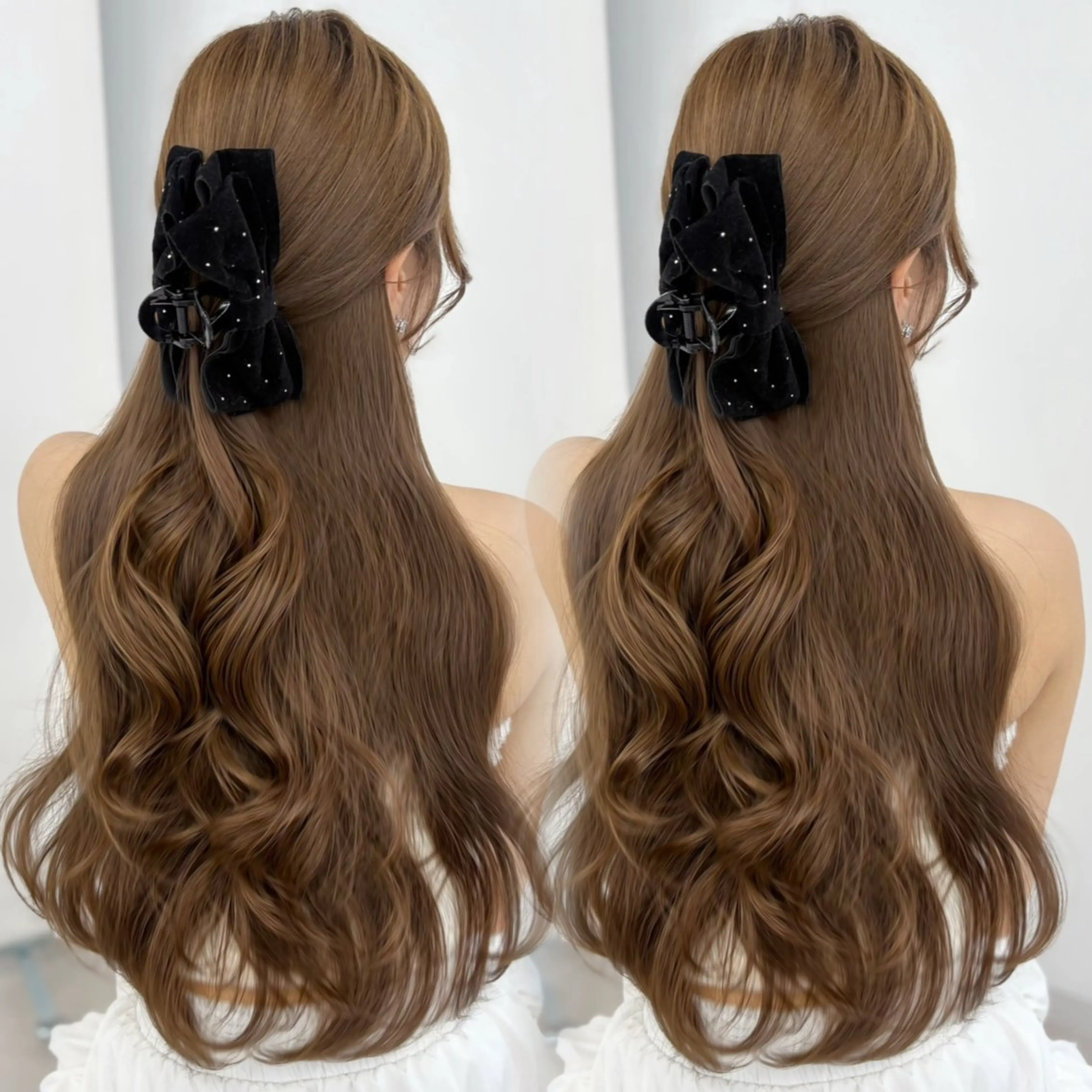 ロング カラー ブリーチ ブリーチなしカラー ヘアカラー トリートメント 上品韓国ヘア🩶艶髪 🩶渋谷/aoiのヘアスタイル