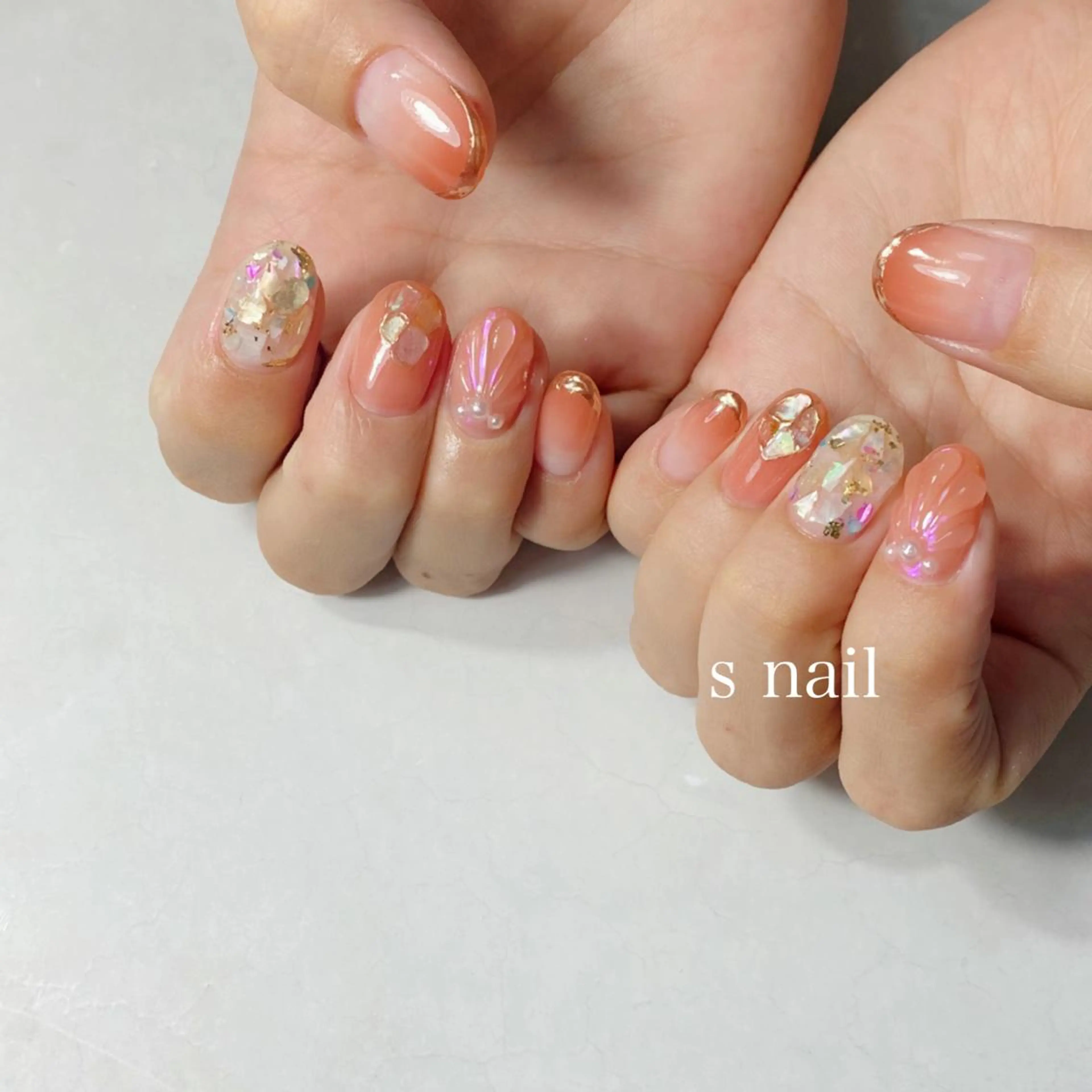 ネイル ハンドネイル s nail さとよしみゆきのネイルデザイン