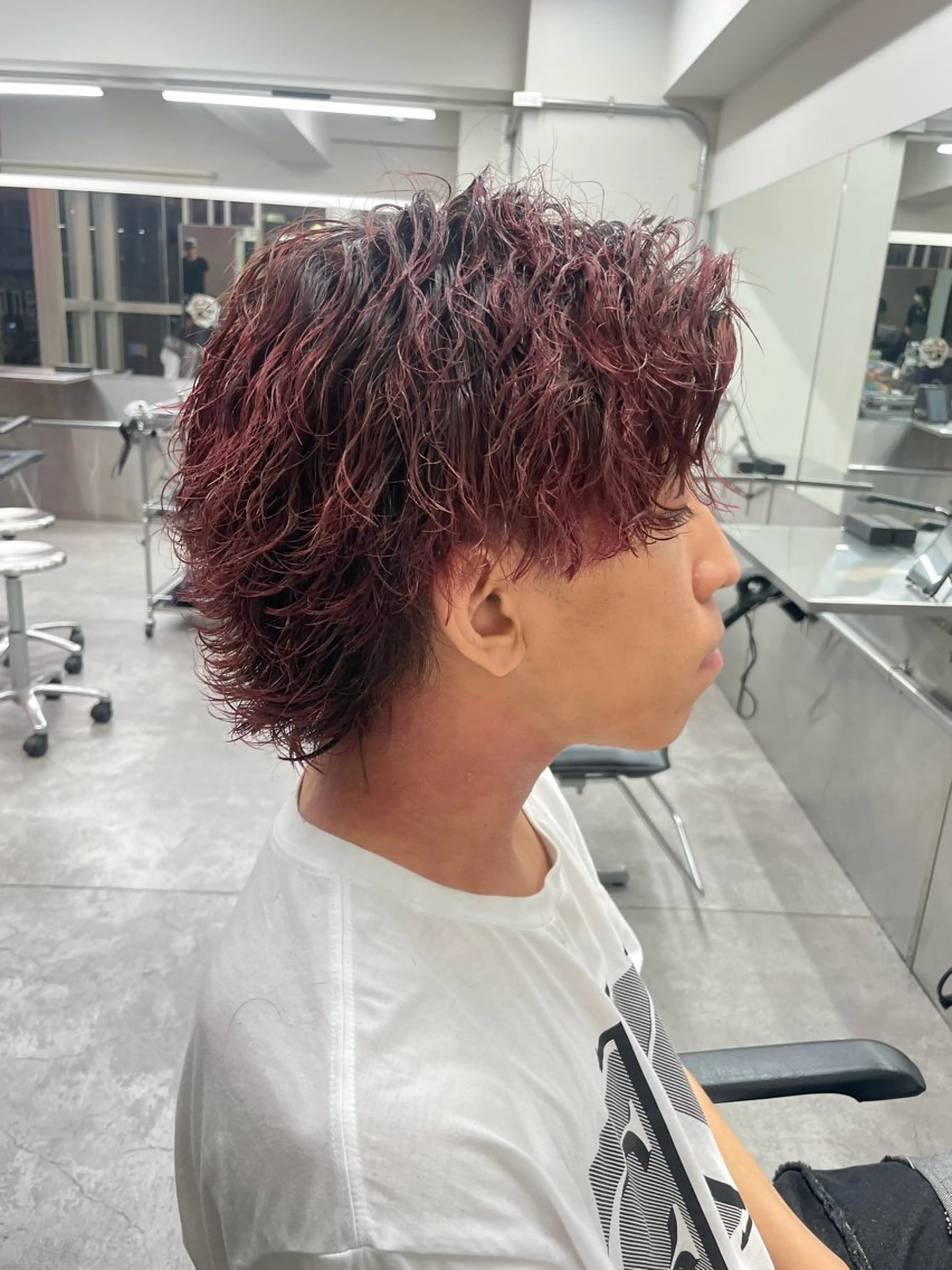 カラー パーマ メンズ カット ヘアカラー パーマ 町田エリアＮｏ．１/ パーマ特化/太田京希のヘアスタイル