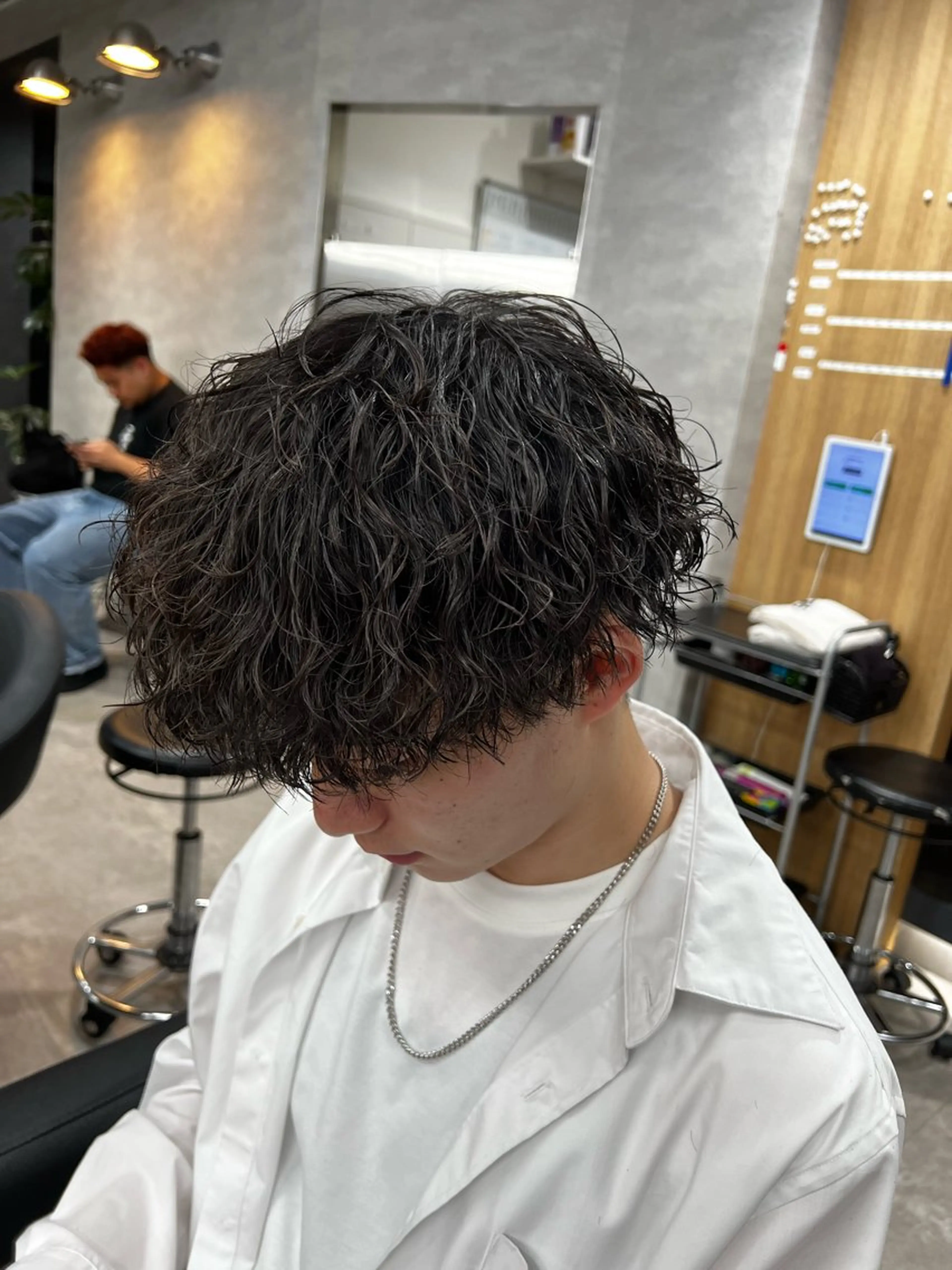 パーマ メンズ カット パーマ トリートメント ヘッドスパ ヘアセット 新世代パーマ⚡️ の達人トモ⚡️のヘアスタイル