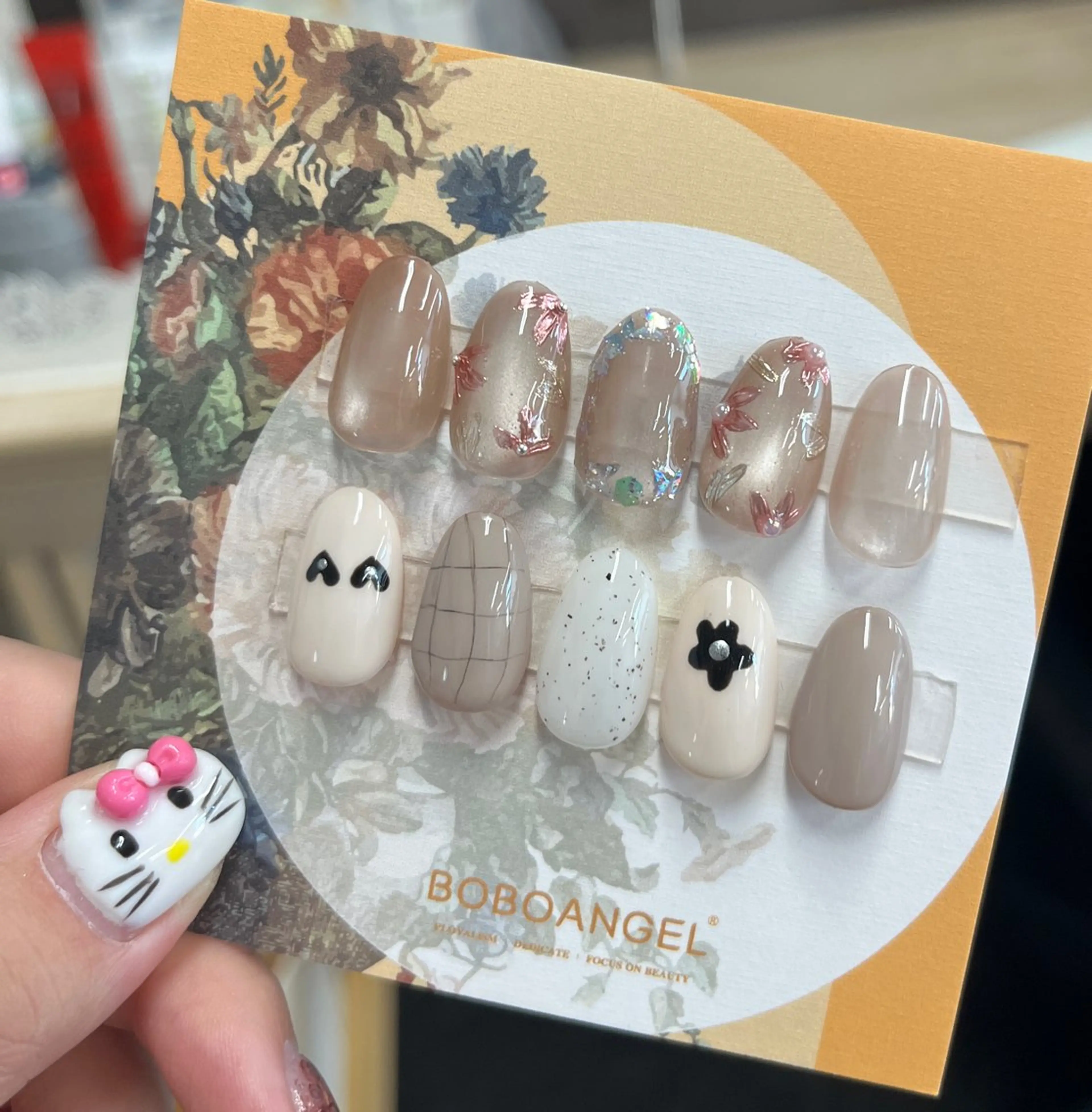 8月定額ネイル💅オフなしの写真