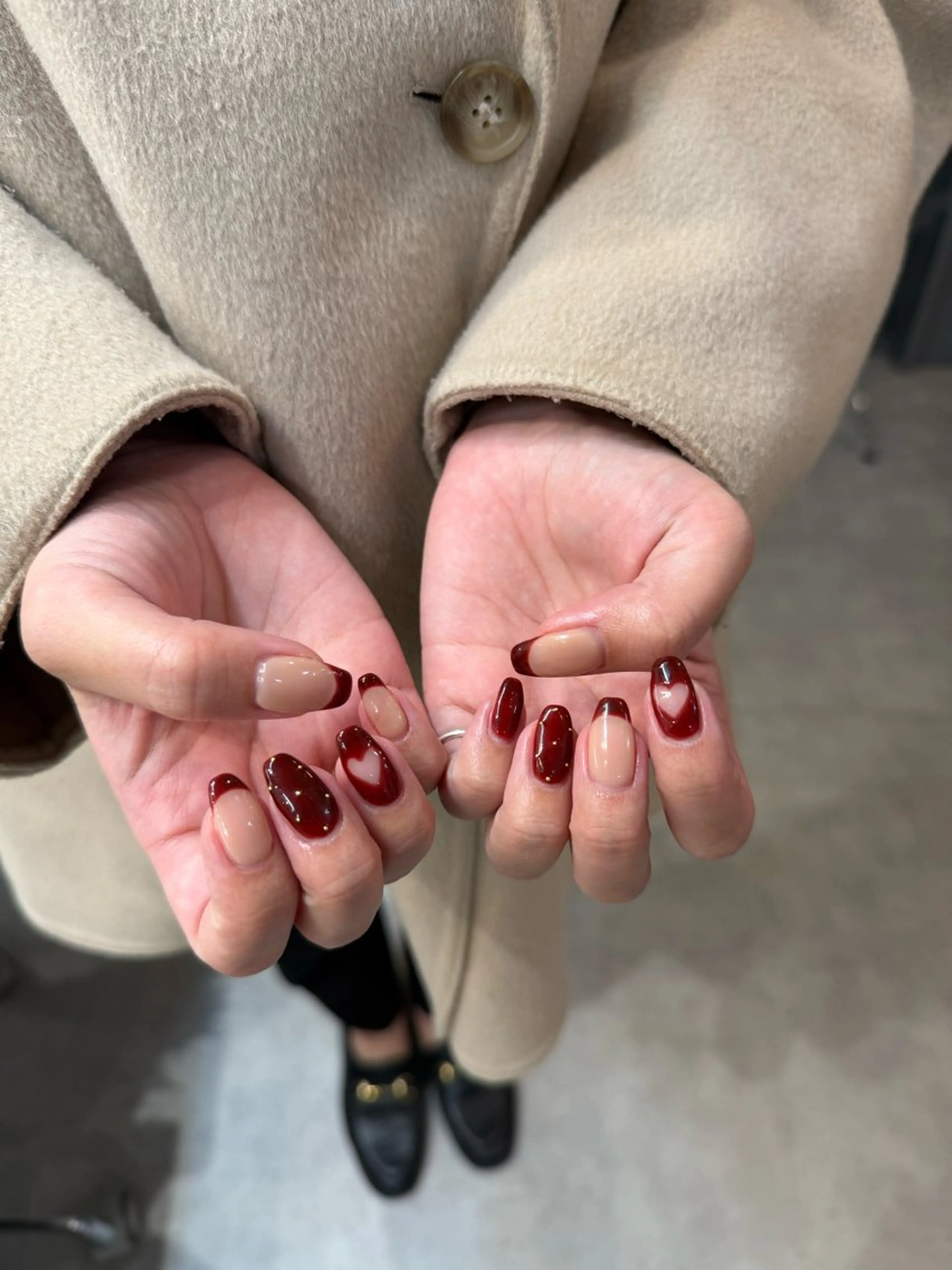 ネイル ハンドネイル ハンドケア R'well所属・はばすみれ🎀ﾈｲﾙ 光ﾌｪｲｼｬﾙ ﾍｱのネイルデザイン