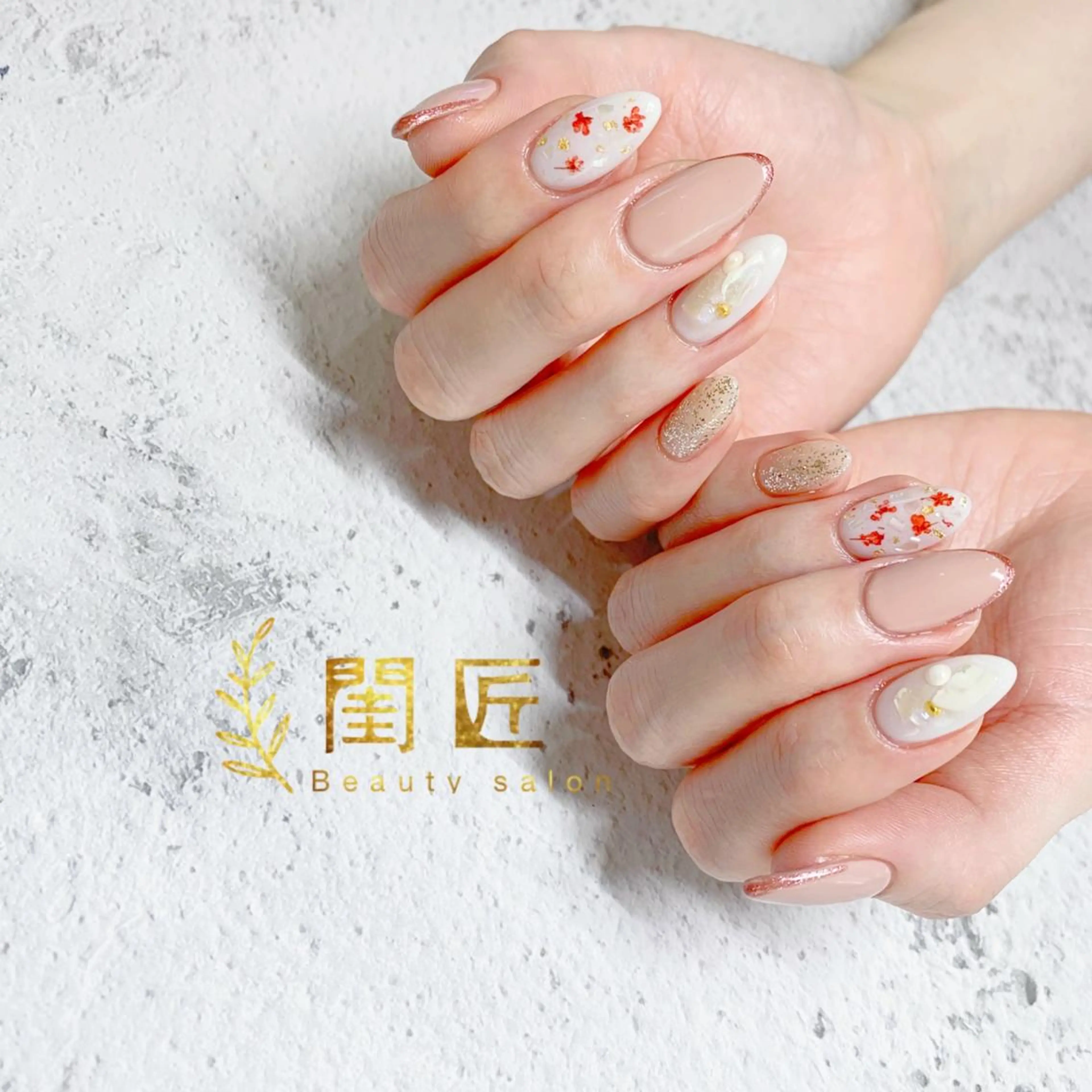 ネイル ハンドネイル ハンドケア 閨匠 ビューティサロンのネイルデザイン