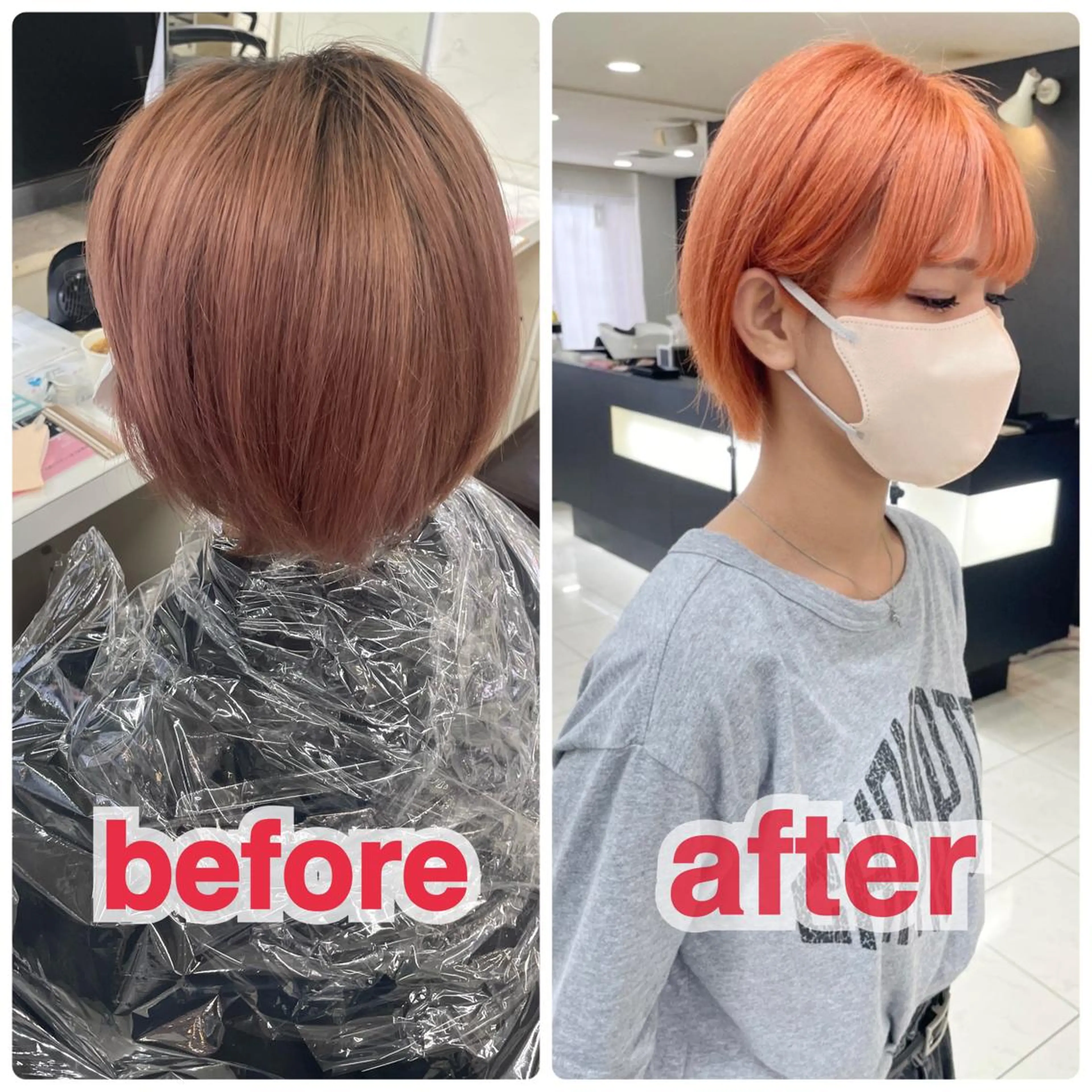 ショート カラー シールエクステ ブリーチ ケアブリーチ ダブルカラー ハイトーンカラー ヘアカラー トリートメント ブリーチエクステ 🎩カズキ🎩のヘアスタイル