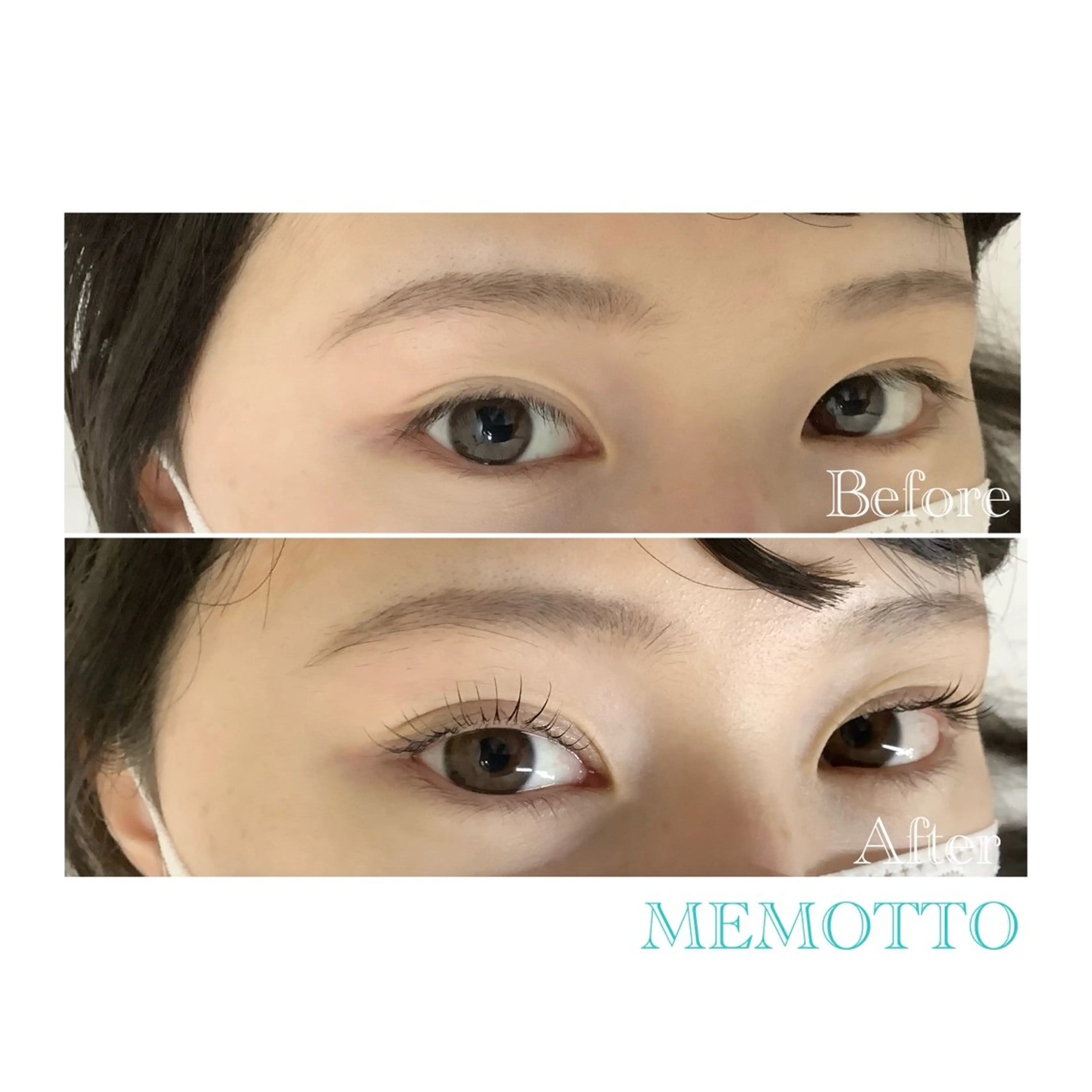 マツエク・マツパ 一重×まつ毛パーマ マツパ MEMOTTO CHIHIROのマツエク・マツパデザイン