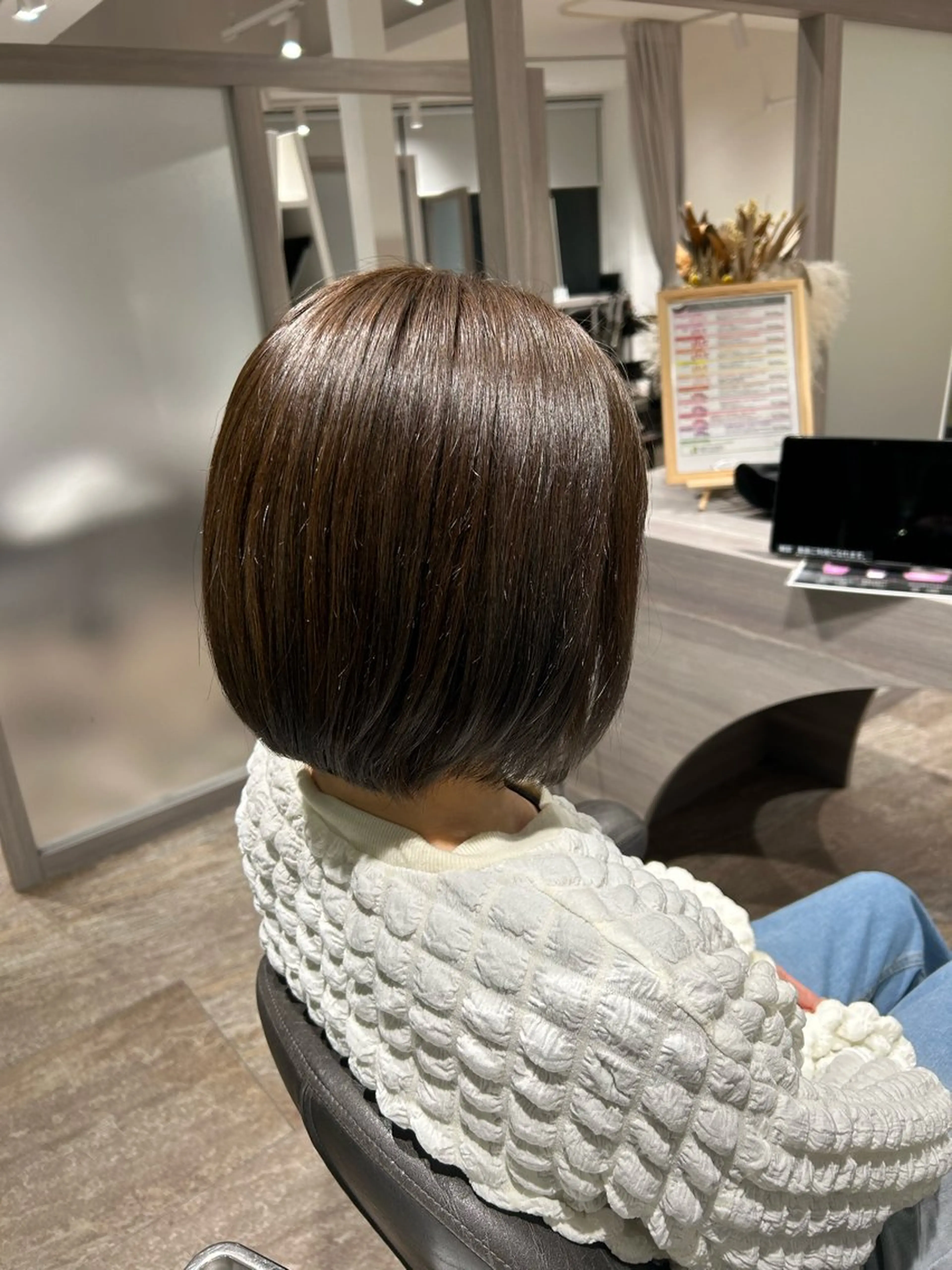ショート カラー オレンジ hair＆make CIEL所属・武井 哉子のヘアスタイル