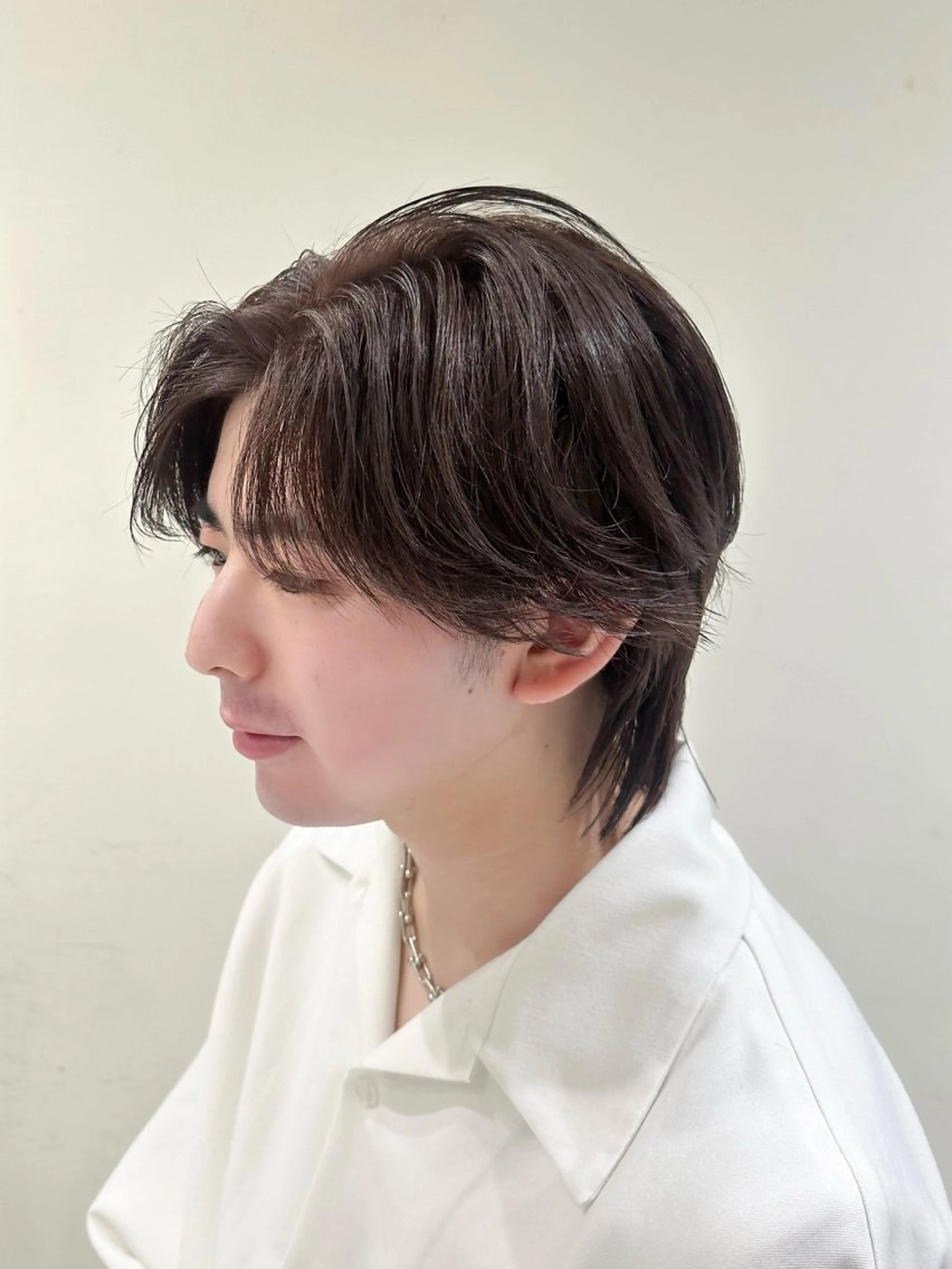 カラー メンズ グレージュ ラベンダーカラー ラベンダーグレージュ ラベンダーグレー 🎗️似合わせ/小顔 顔周りカット/透明感のヘアスタイル