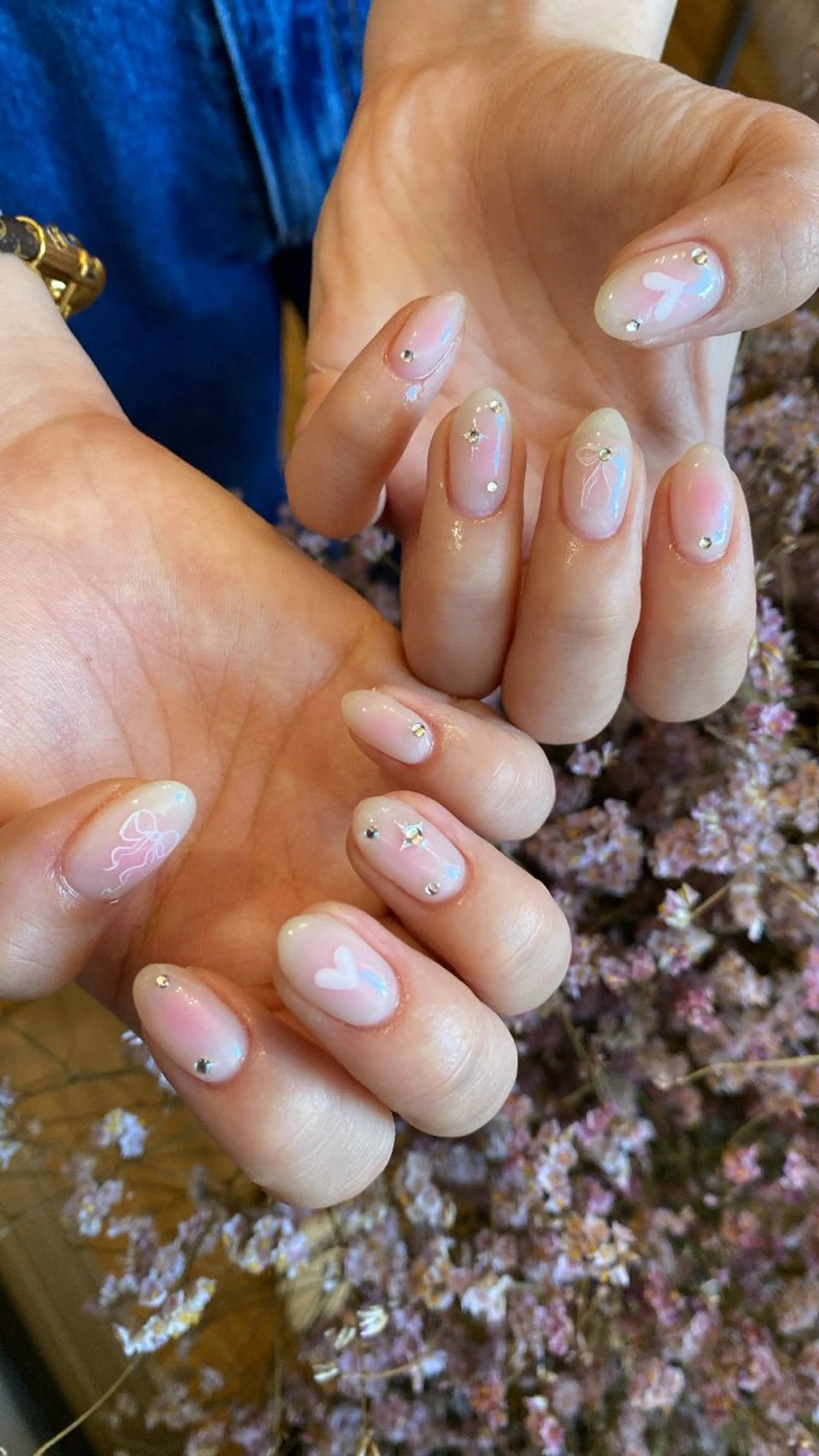 ネイル crystal ⭐︎ colorのネイルデザイン