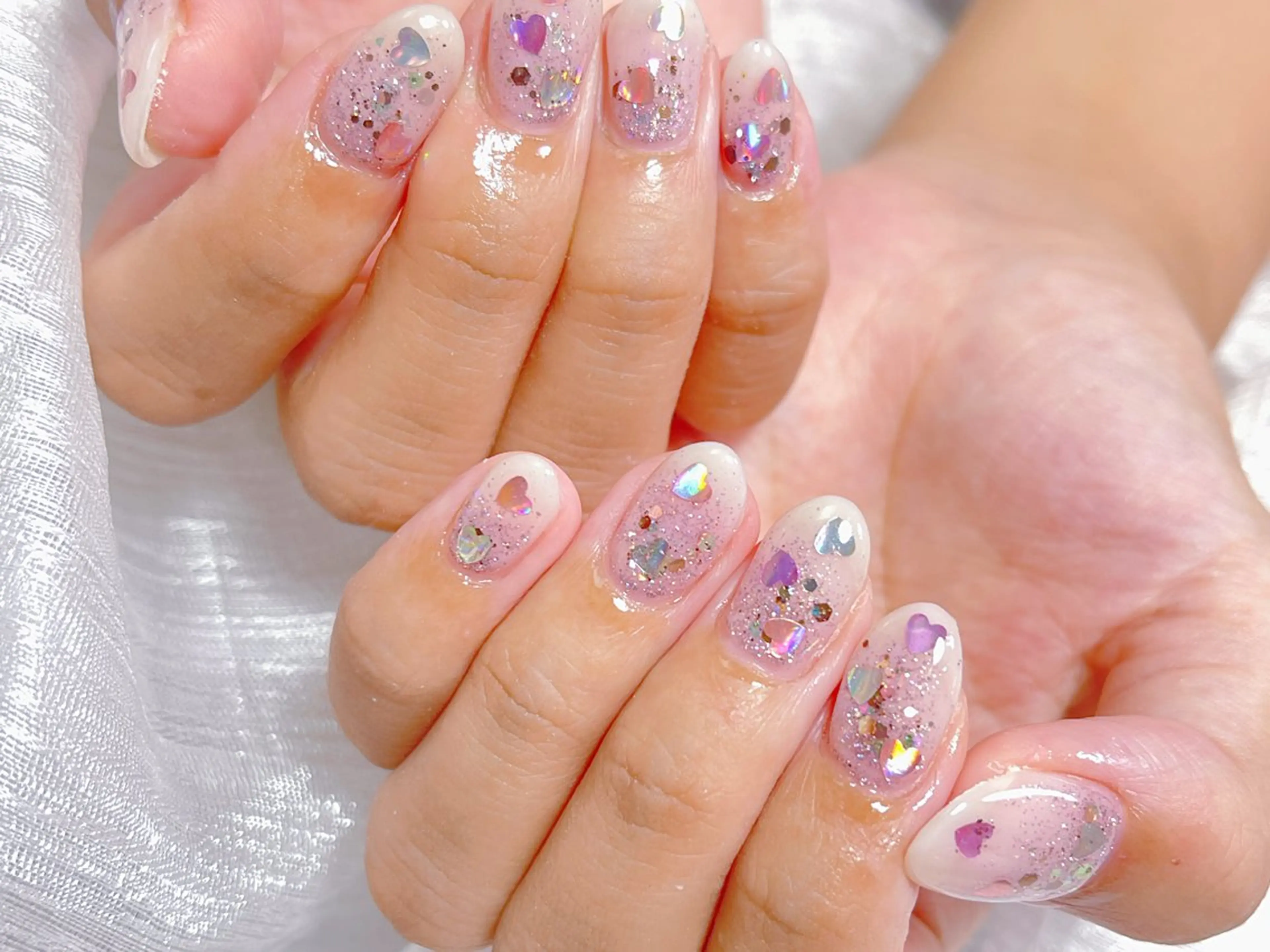 ネイル ハンドネイル 🎀ネイルサロン エクラYUI🎀のネイルデザイン