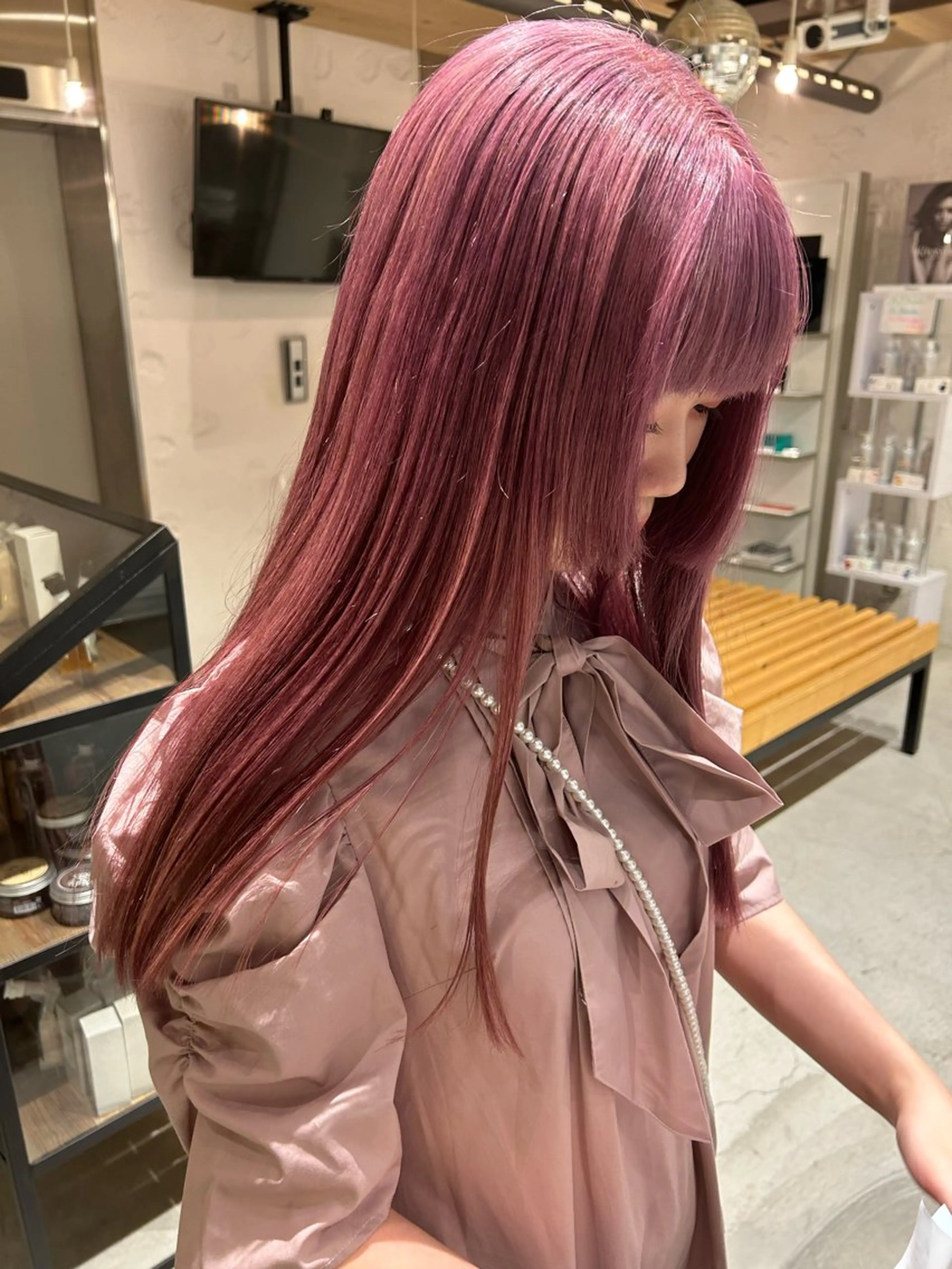 セミロング カラー カット ヘアカラー トリートメント ✨ブリーチ特化✨ 💚Acchon💚のヘアスタイル