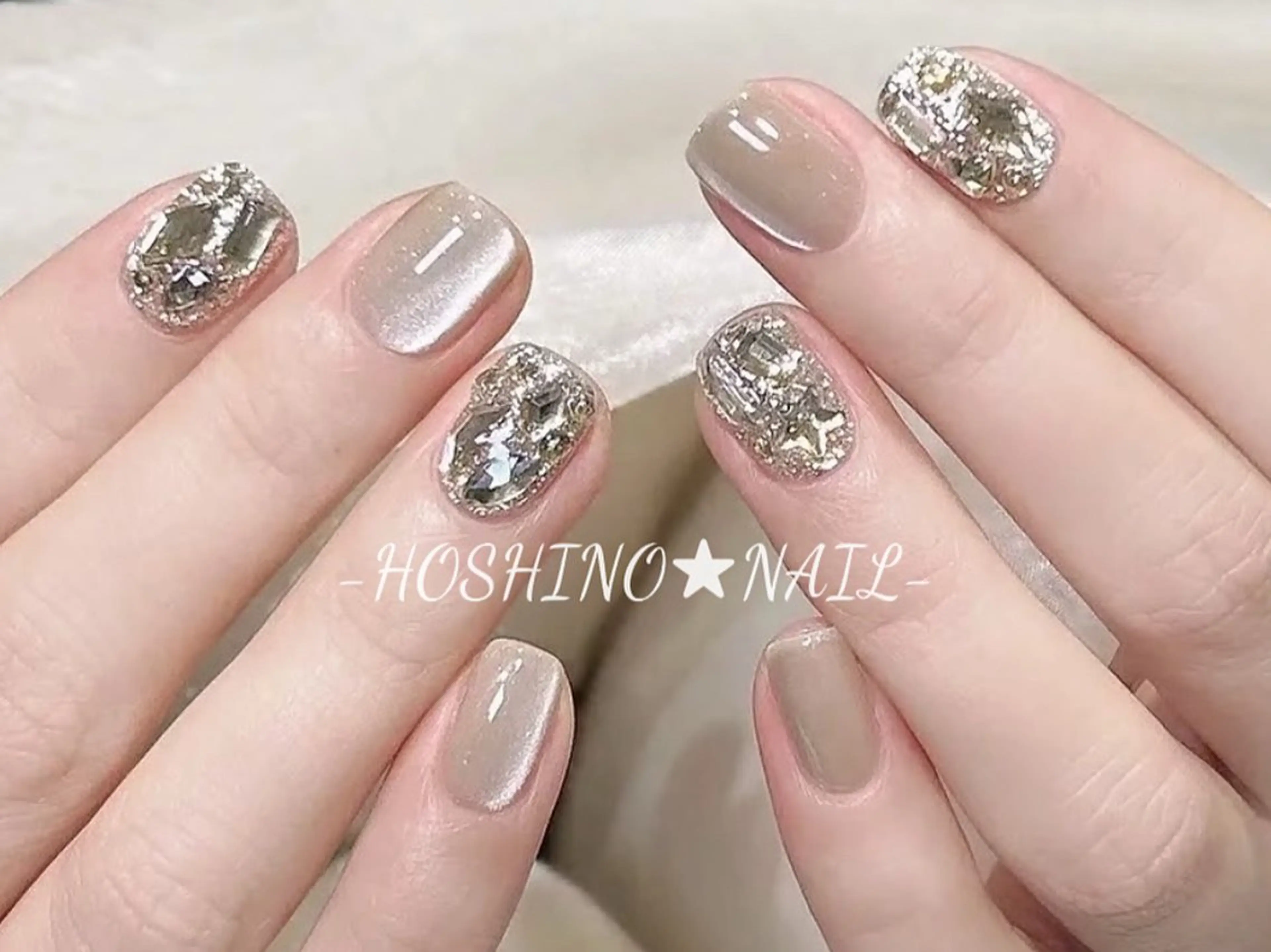 ネイル オーロラネイル チークネイル ドット フットネイル フレンチネイル ハンドネイル ★HOSHINO NAIL★新宿店のネイルデザイン
