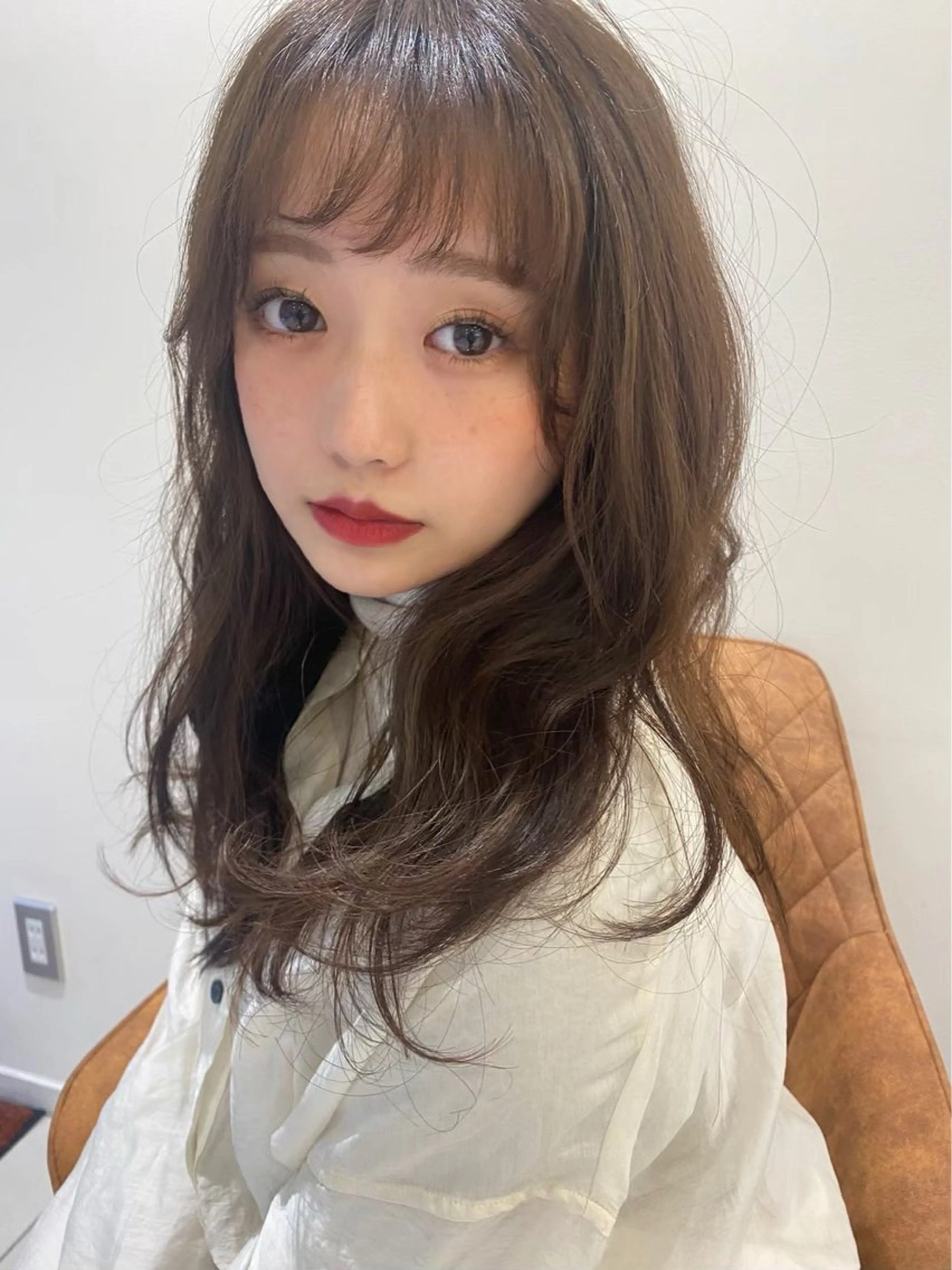 セミロング カラー ヘアカラー SEAM所属・いぶ /札幌美容師のヘアスタイル