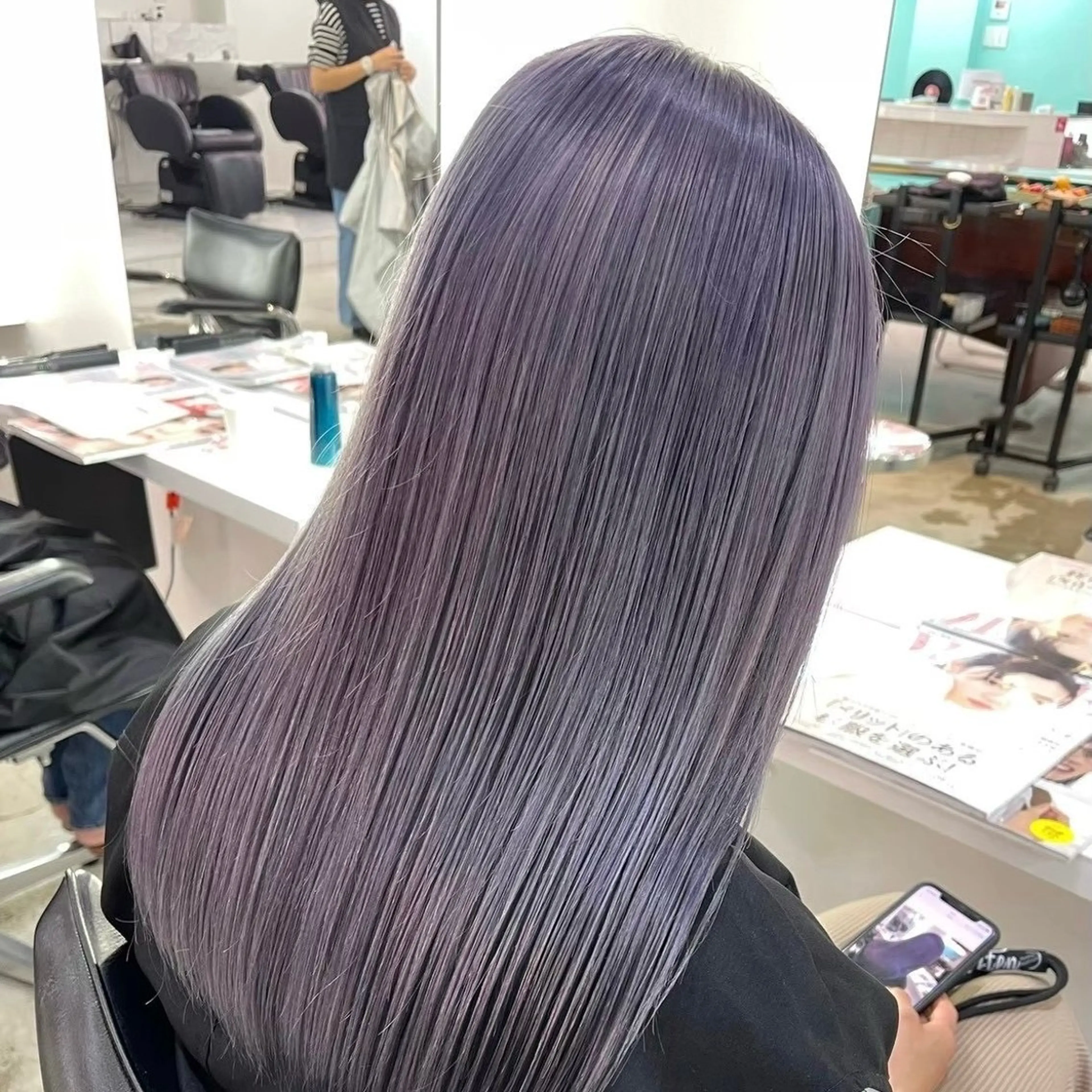 ミディアム カラー ヘアカラー 🩵髪質改善カラー / Rion🩵のヘアスタイル