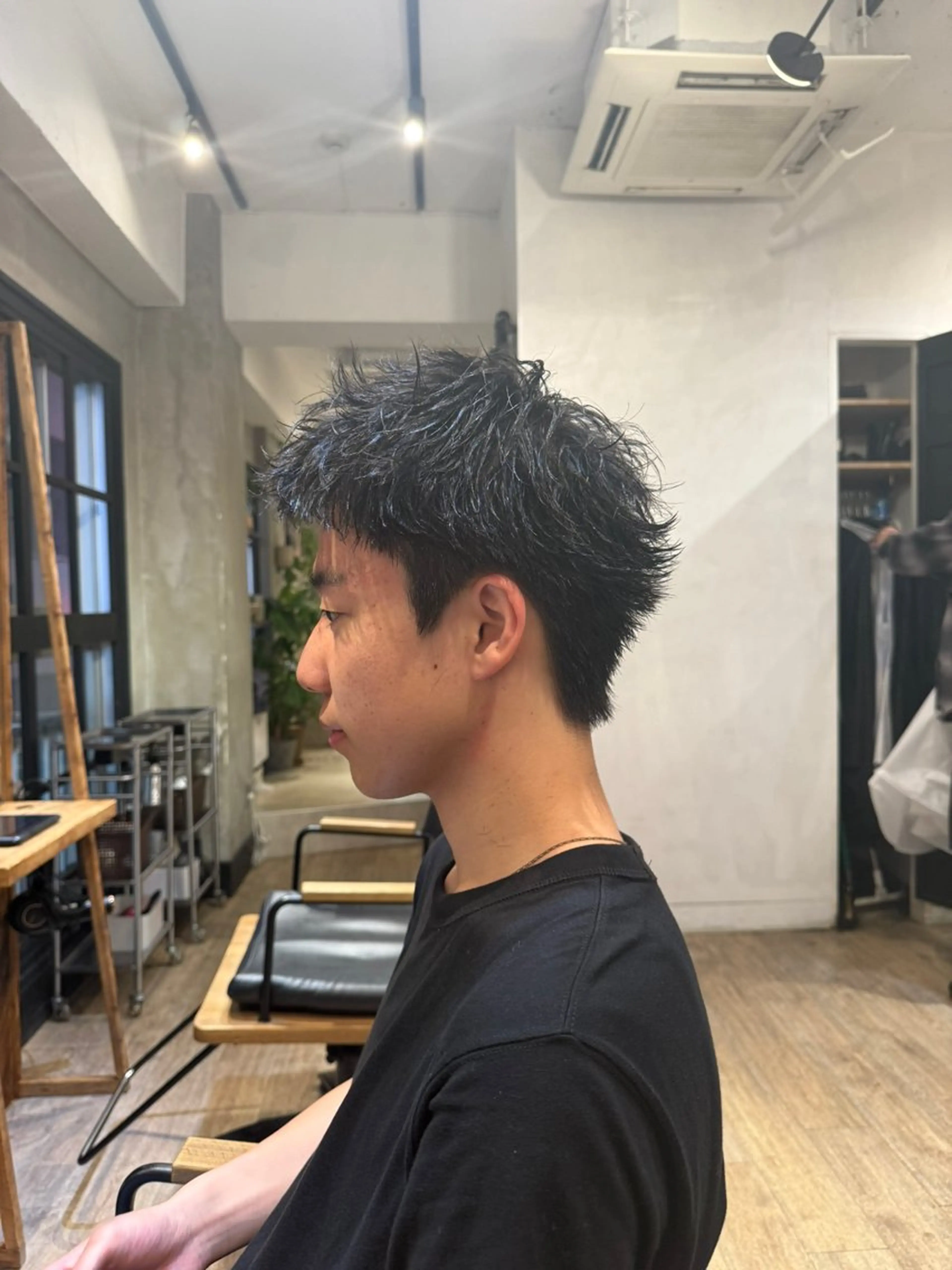 ショート パーマ メンズ メンズパーマ スパイキーショート ショートヘア カット パーマ heavenly by HAVANA新宿所属・メンズショート/ピン パーマ/新宿/フウガのヘアスタイル