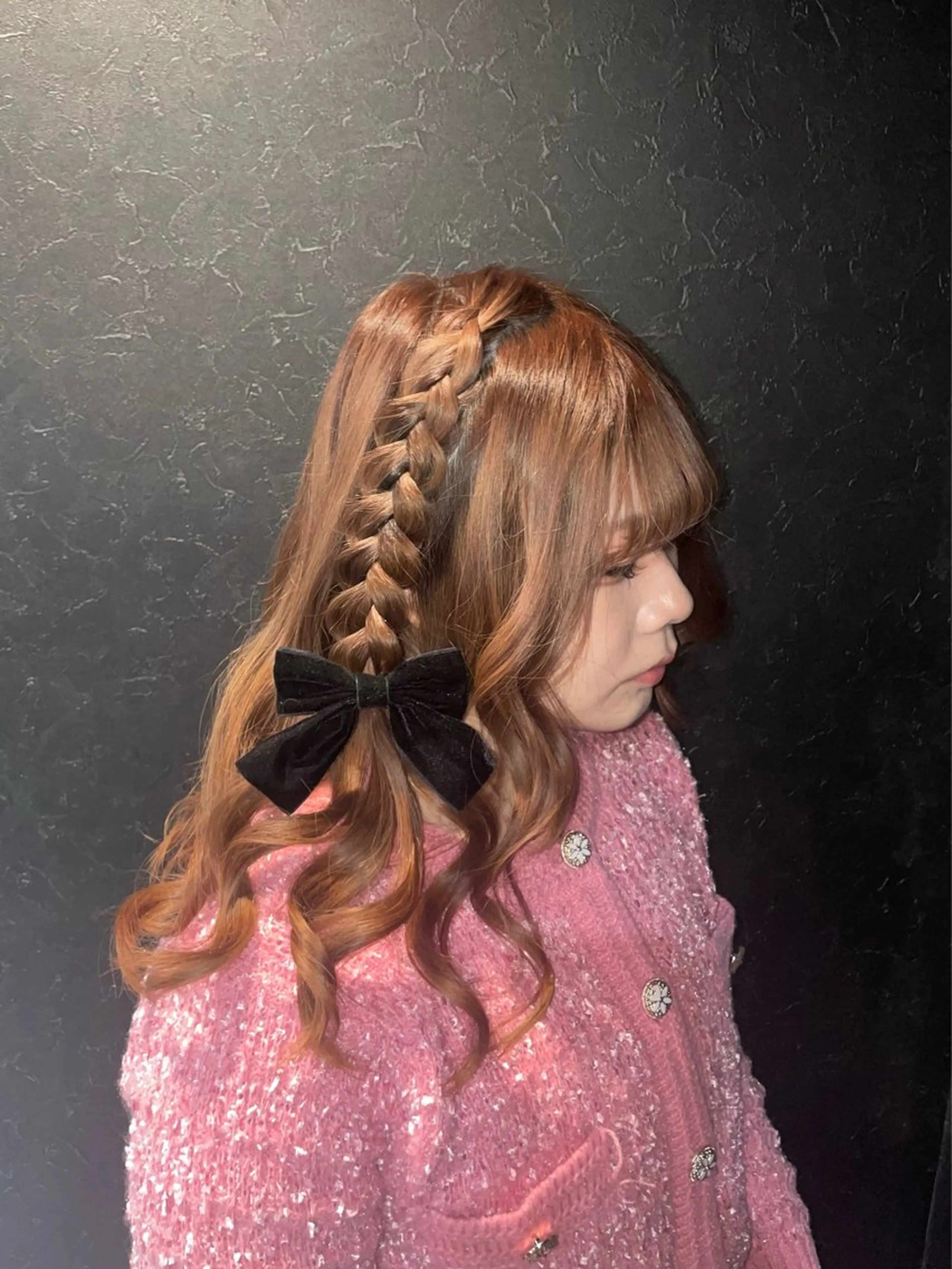 セミロング ヘアアレンジ ヘアセット 髙棹 ゆづきのマツエク・マツパデザイン