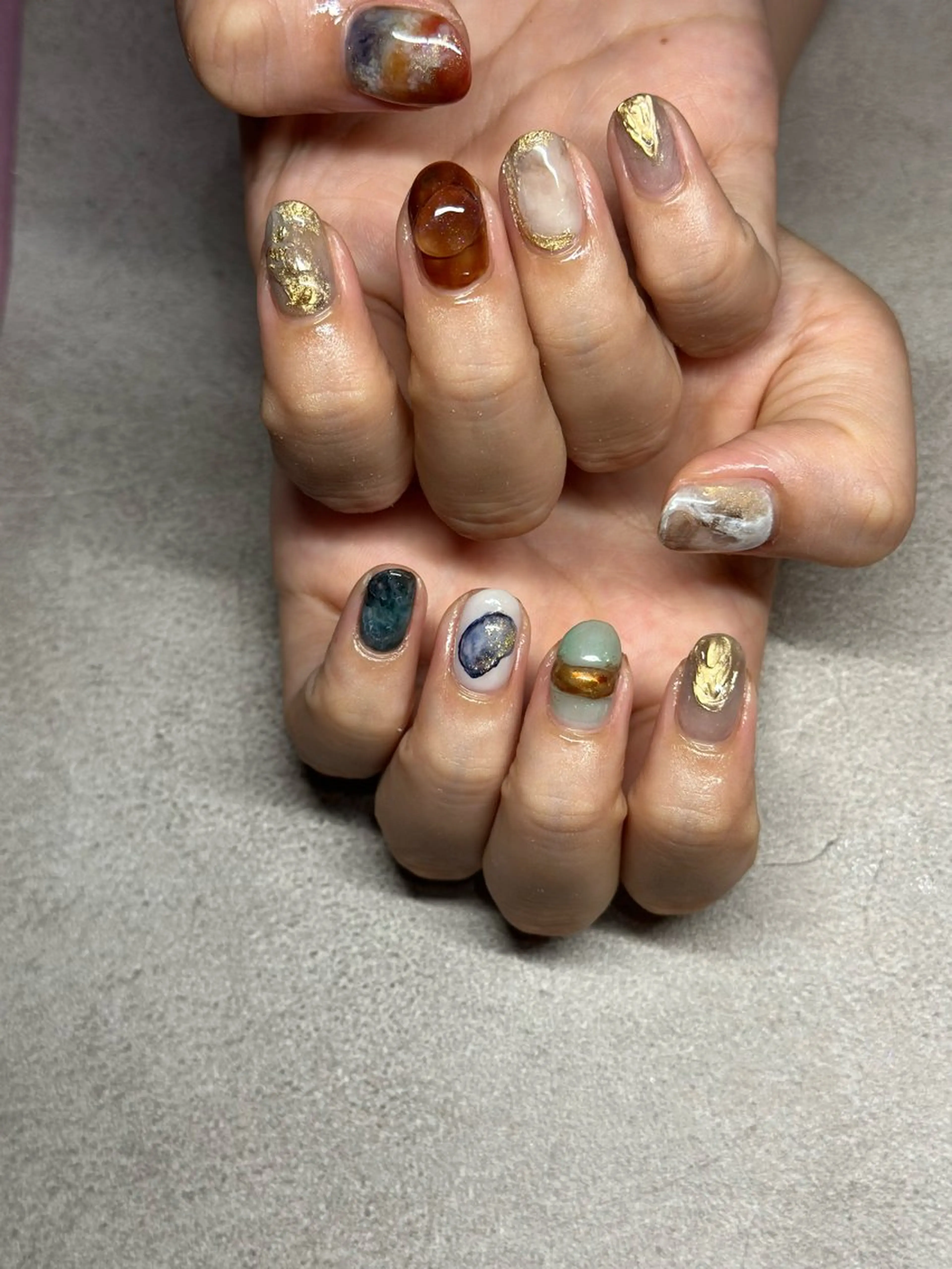 ネイル ジェルネイル Hair＆Esthe＆Nail　Garden所属・Garden Takeuchiのネイルデザイン