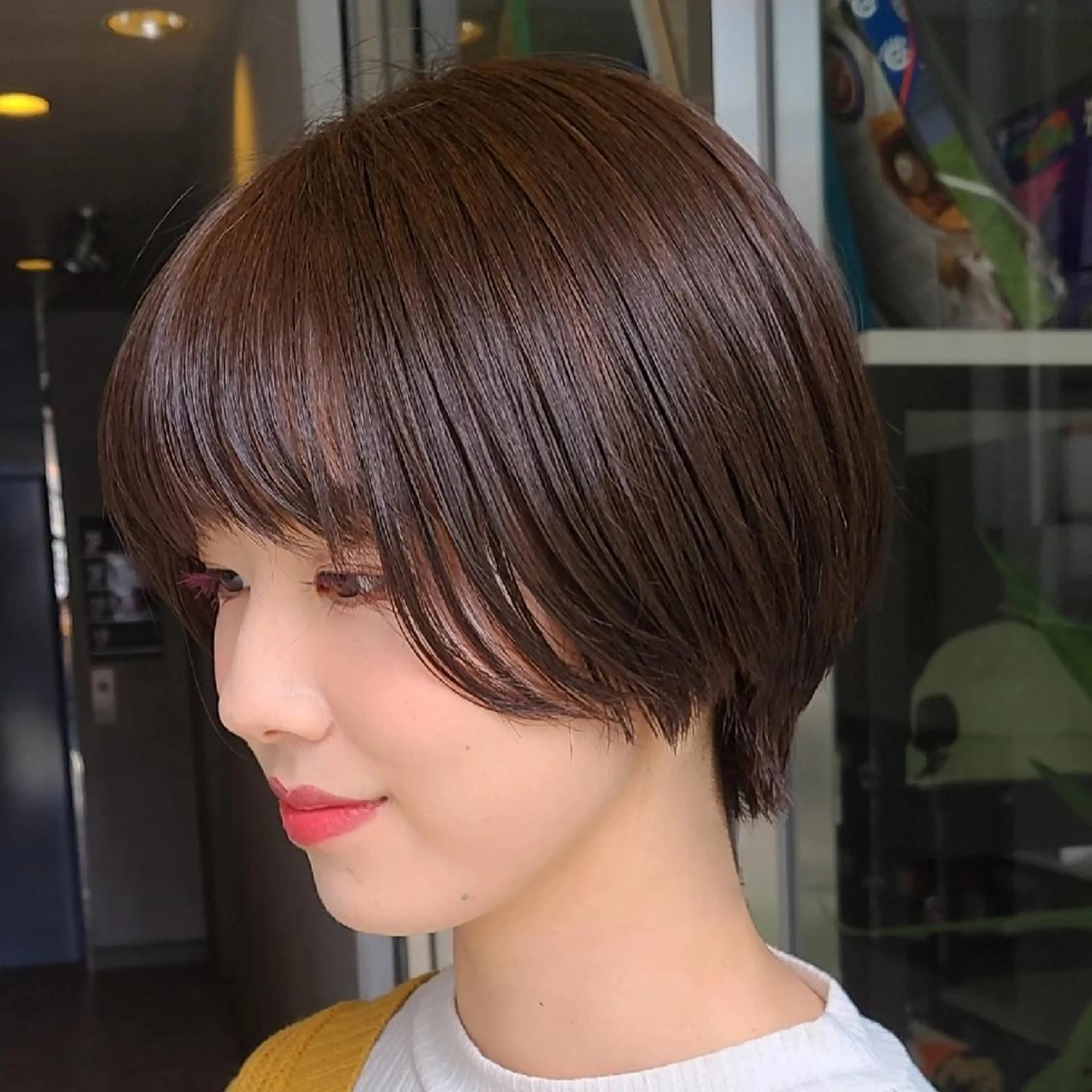 ショート ハンサムショート ショートヘア 西田 理沙のヘアスタイル