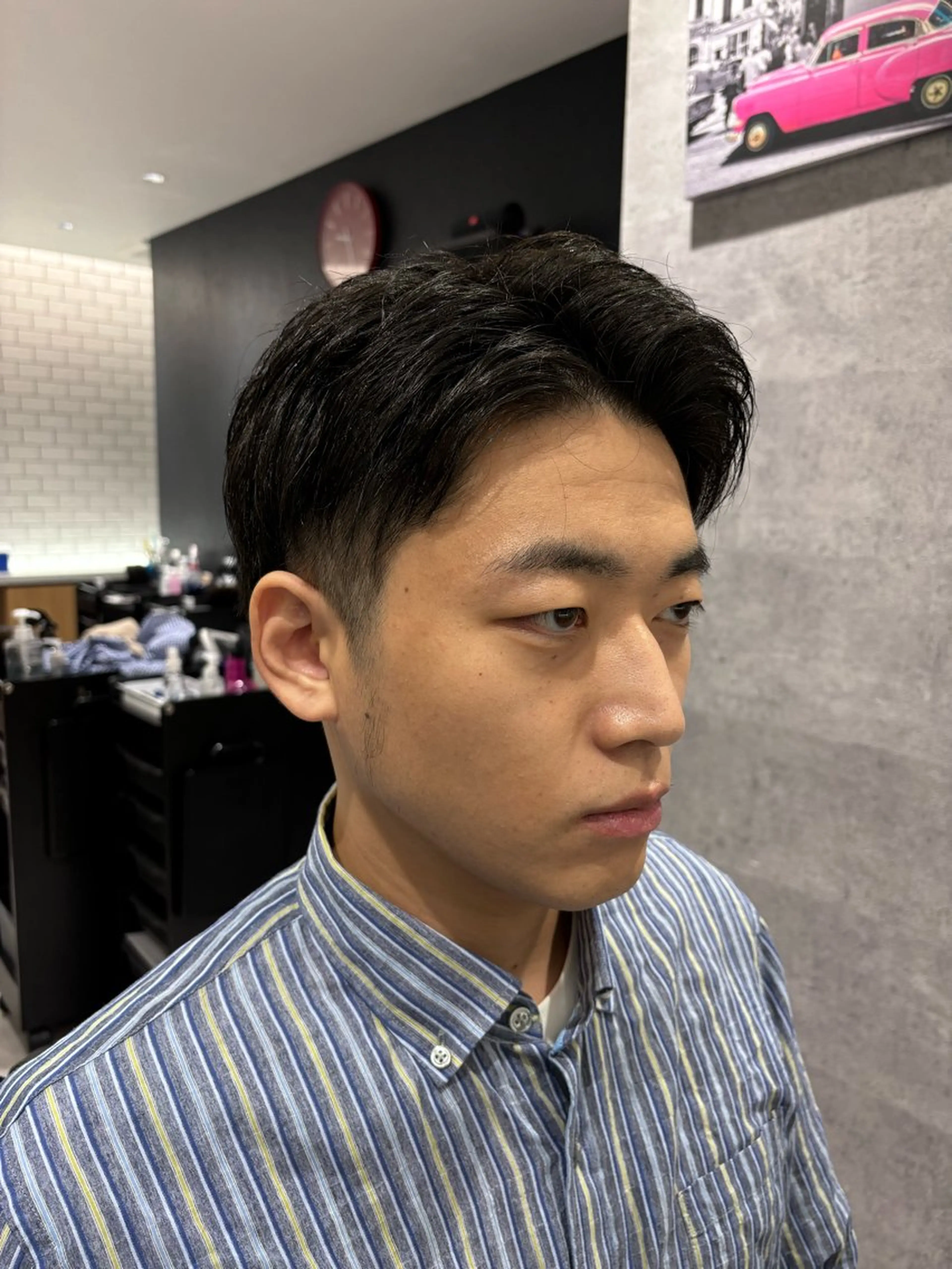 メンズ ツーブロック BARBER SHOP 涼 南千住店所属・岡崎 竜也のヘアスタイル
