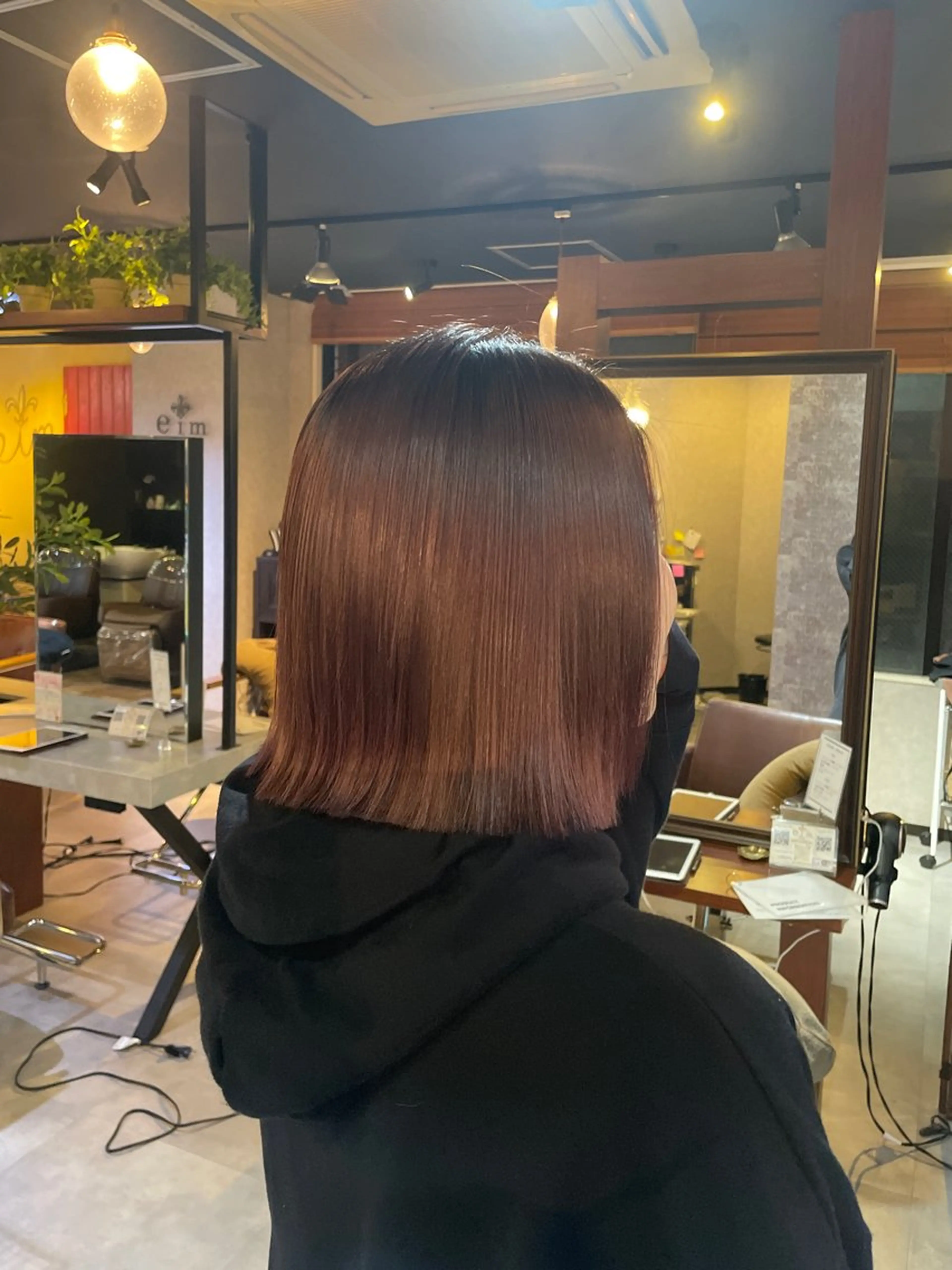 ショート eim hair rink  長津田店所属・🫧透明感カラー 🫧しほのヘアスタイル