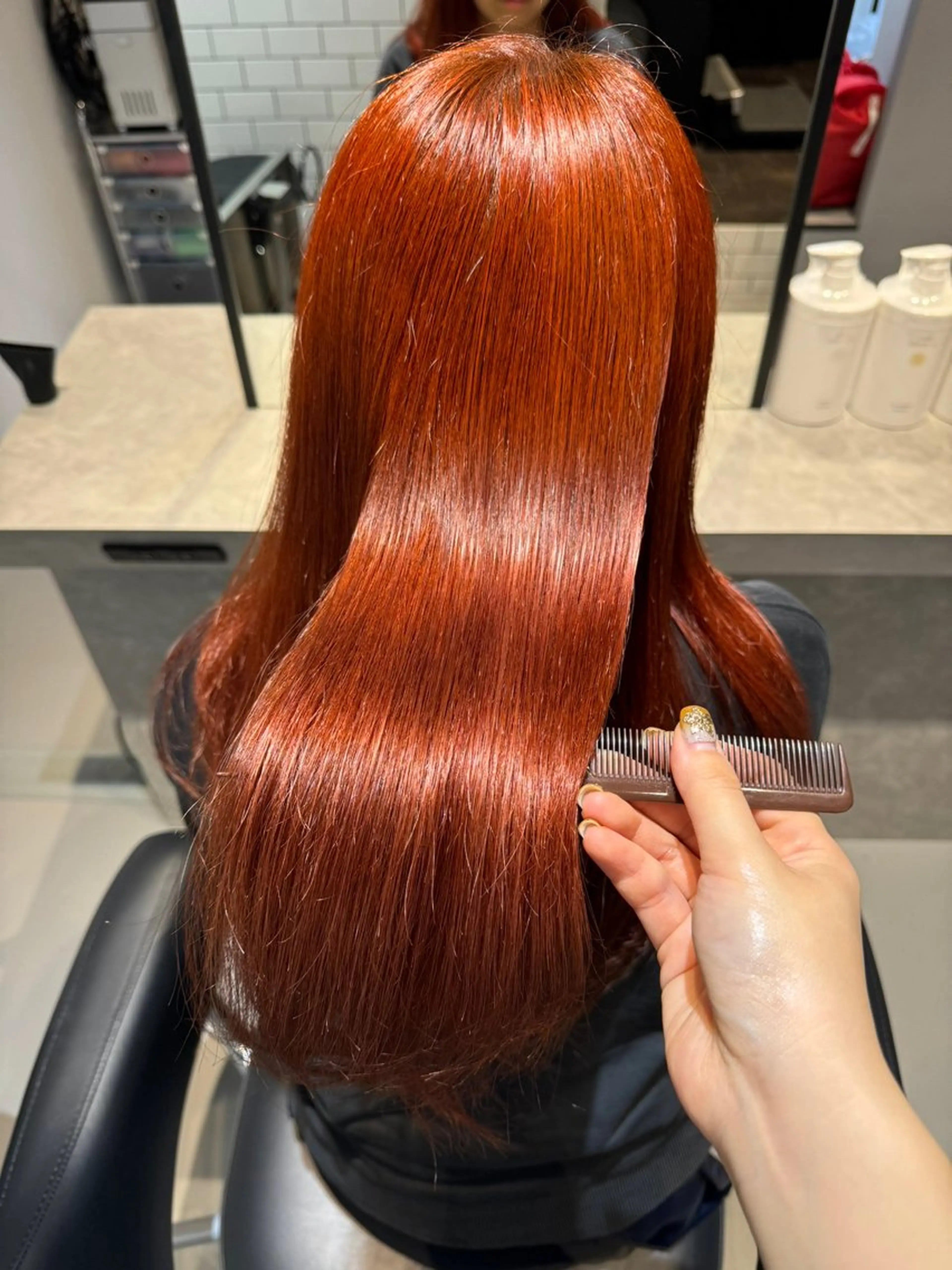 ロング カラー 似合わせカット トリートメント カット ヘアカラー トリートメント 髪質改善×艶カラー Haruのヘアスタイル