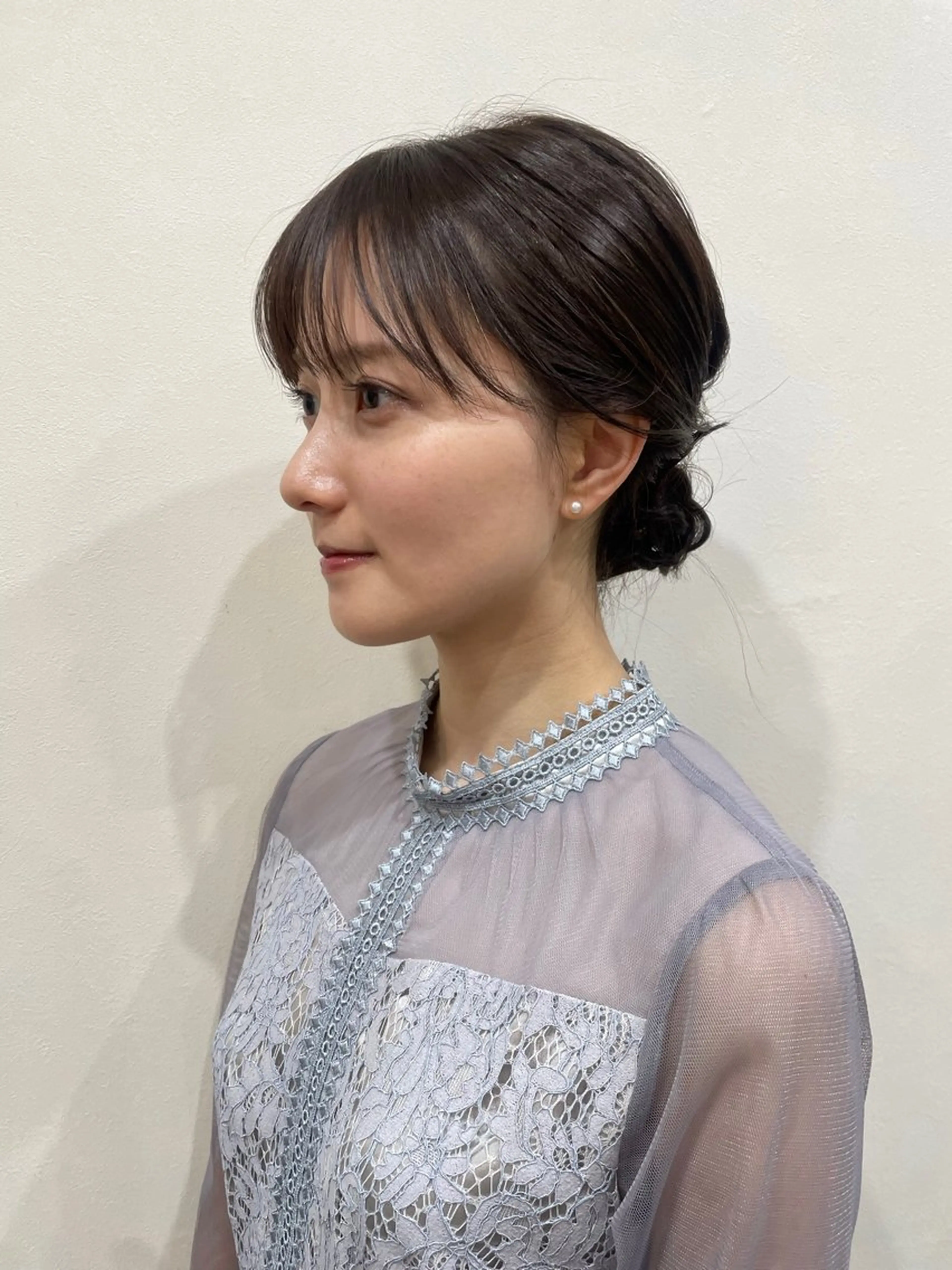 ヘアアレンジ ヘアセット 韓国風パーマ/耳つぼ ヘアセット/みづきのヘアスタイル