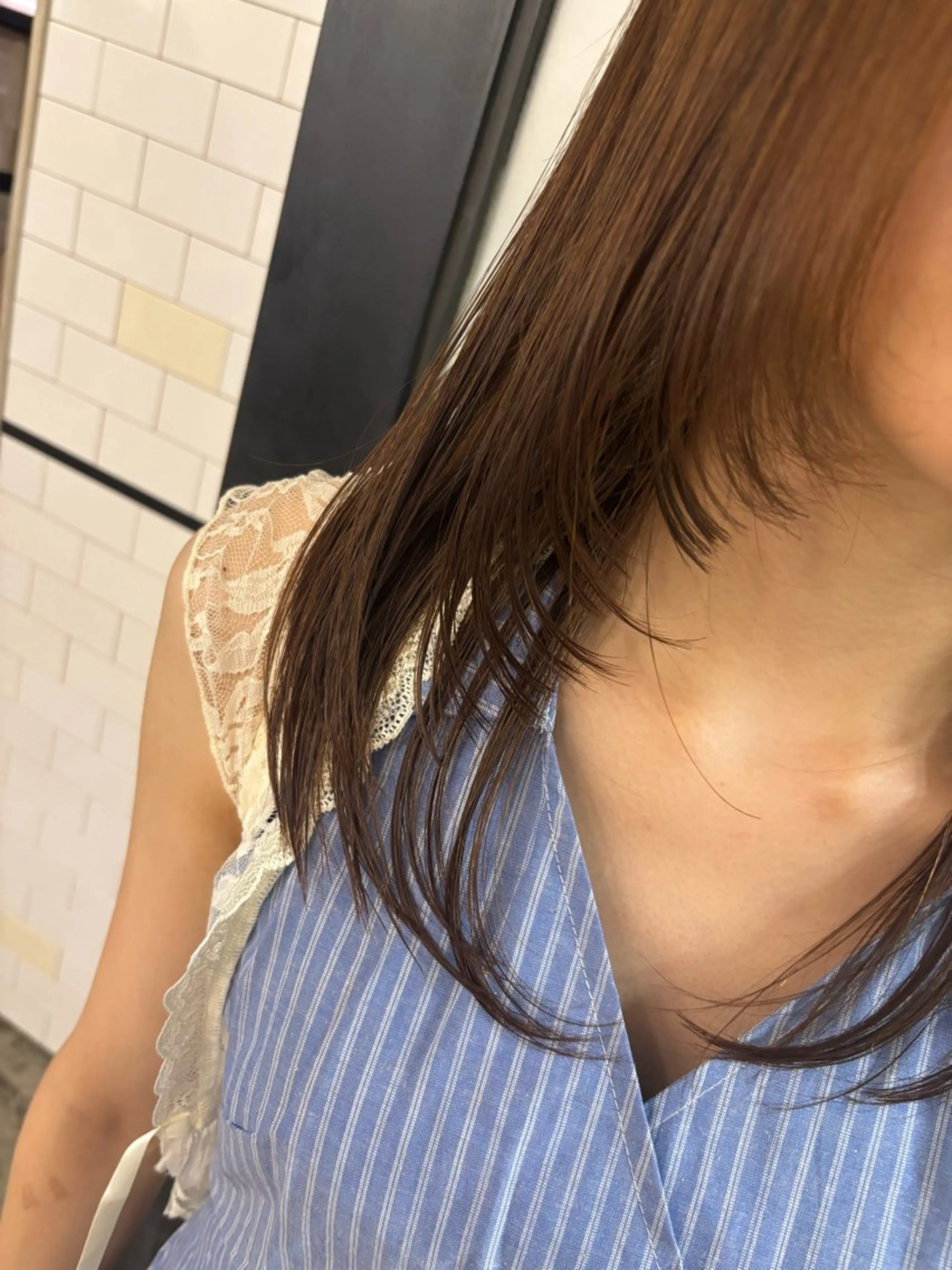 セミロング ALBUM Academy成田楓のヘアスタイル
