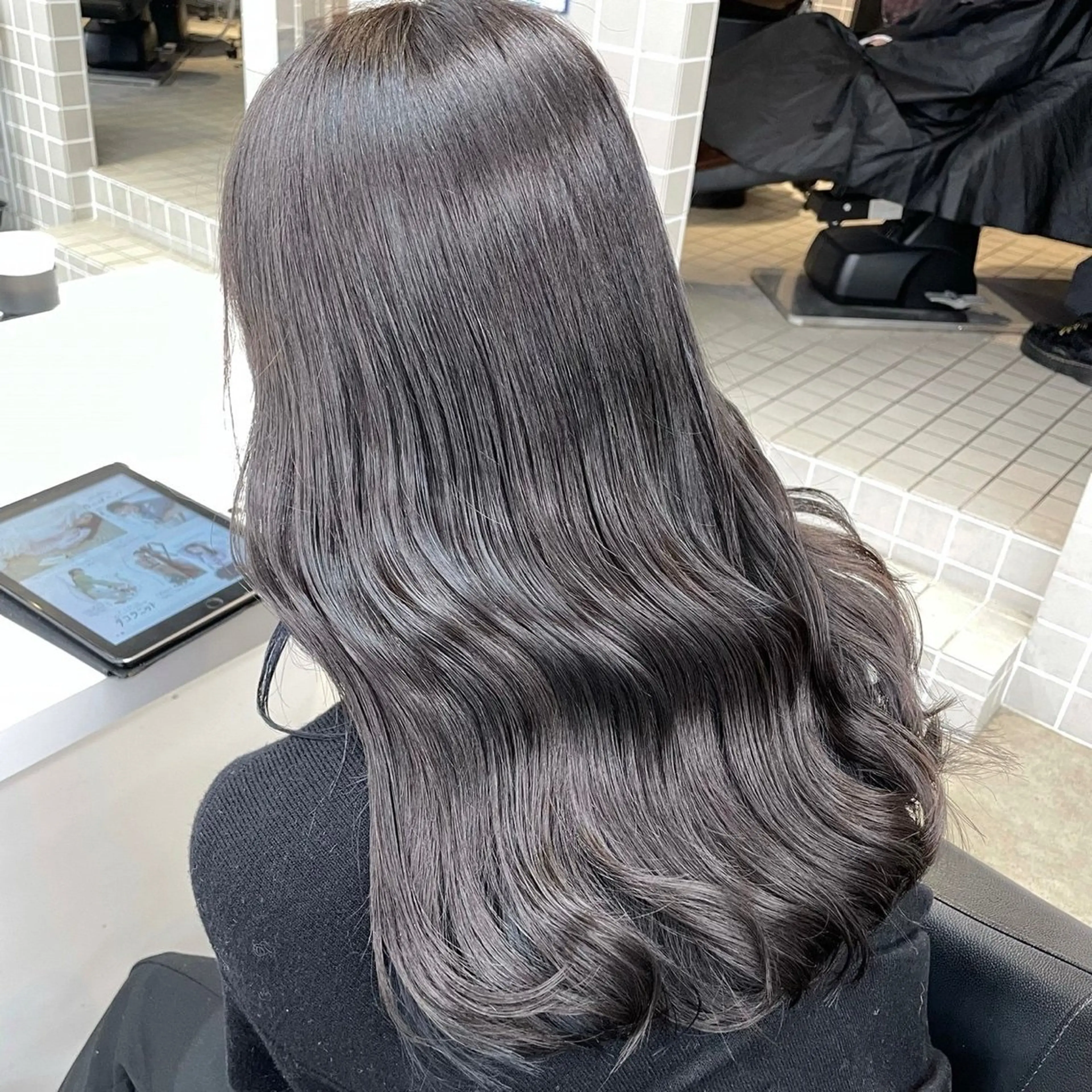 🎀就活生おすすめ🎀 透明感暗髪カラー️🫧💞➕ オリジナル1step treatment✨の写真
