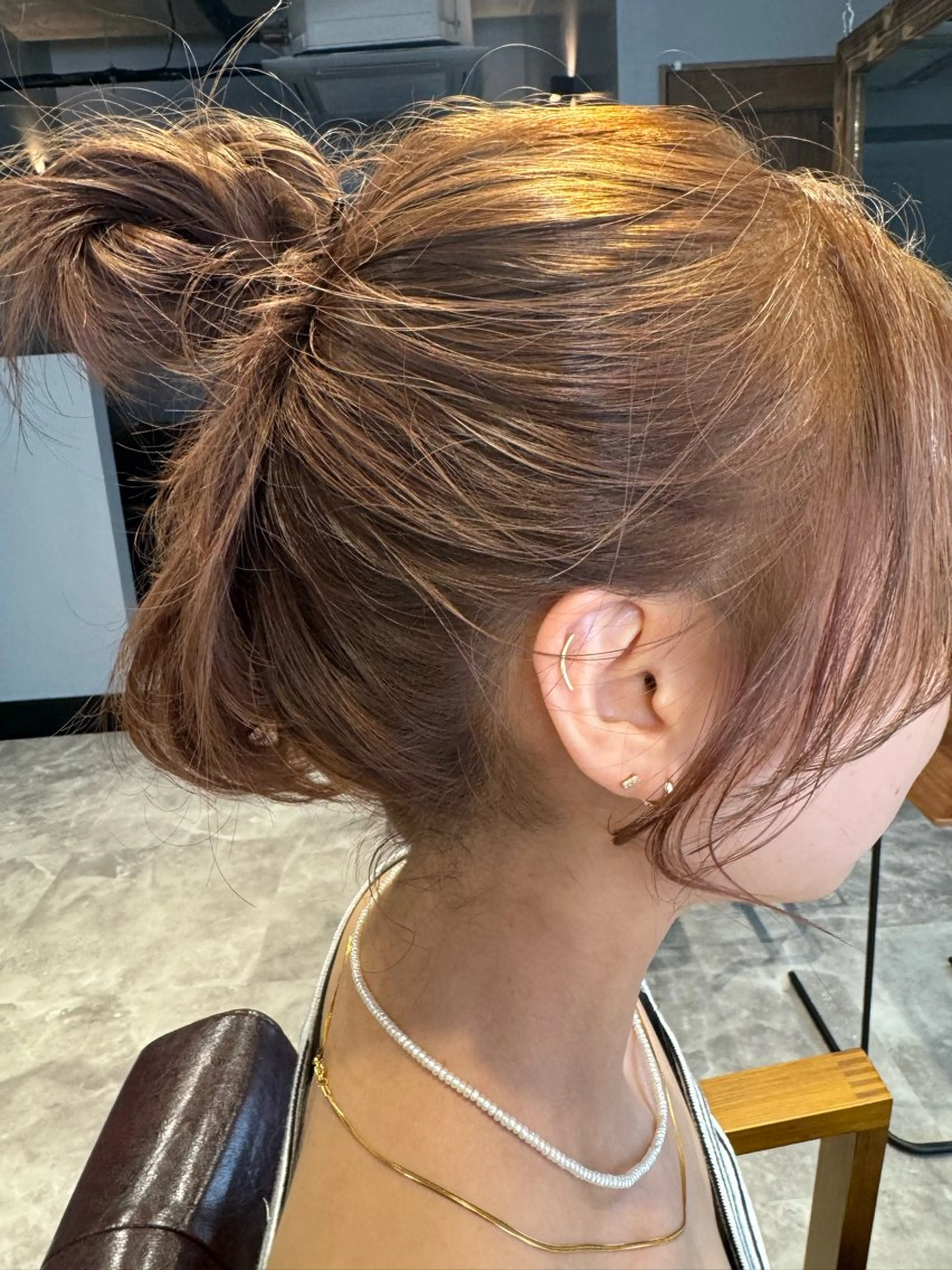 セミロング カット ヘアカラー 画 kirikaのヘアスタイル