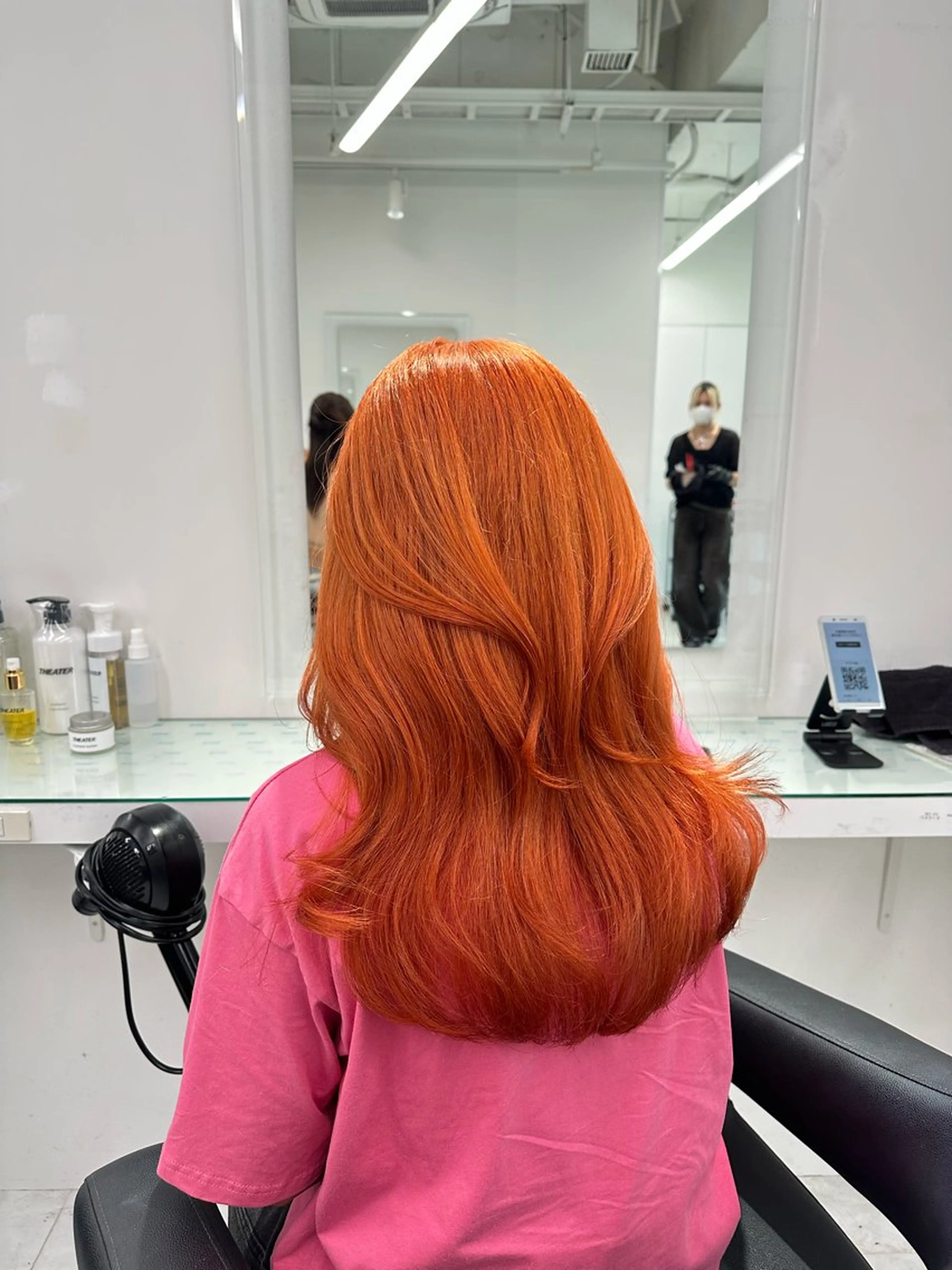 ロング カラー ヘアカラー トリートメント ヘッドスパ ヘアセット ❄最強かわいいカラー ❄️MINA❄️のヘアスタイル