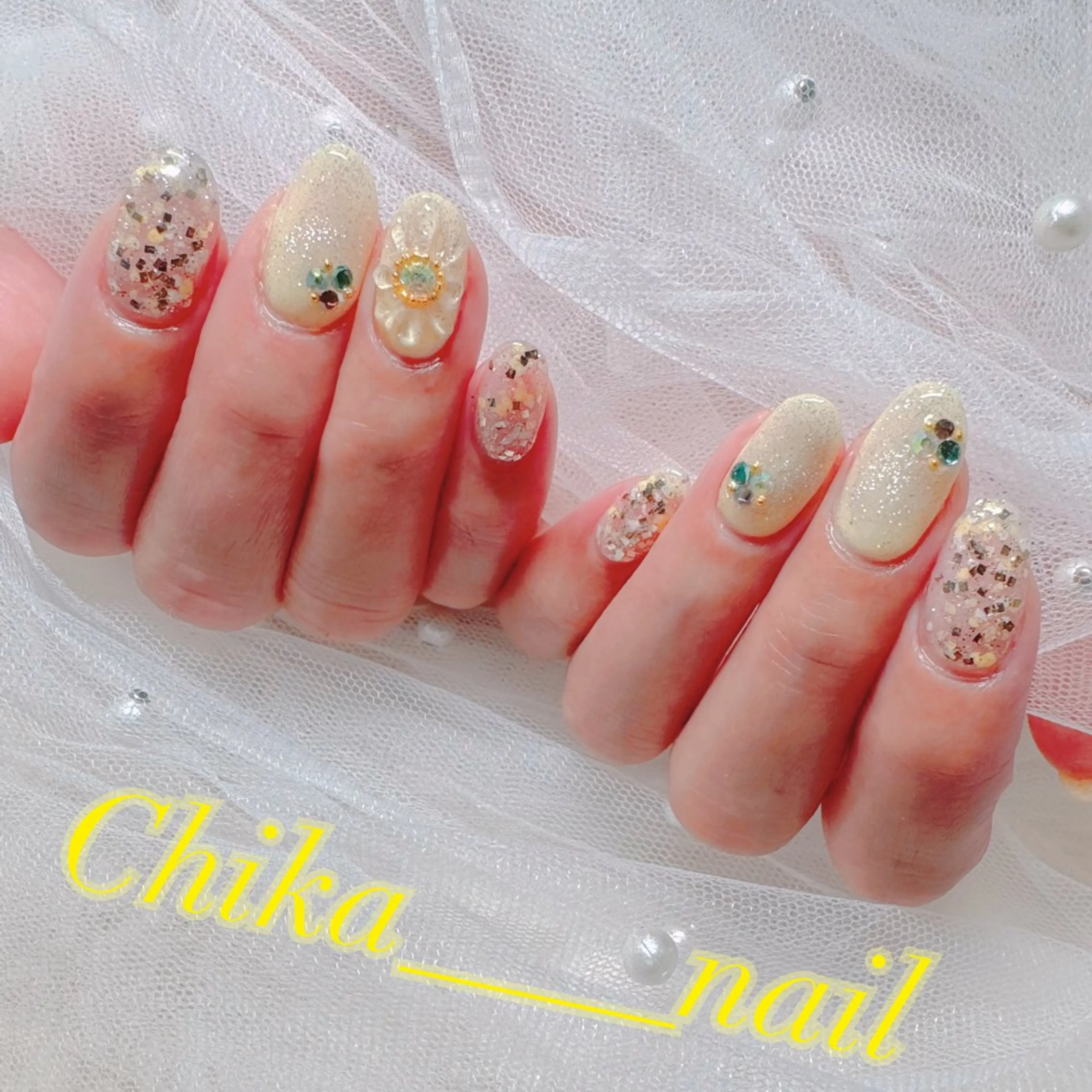 ネイル ハンドネイル プライベートサロン Chikaのネイルデザイン