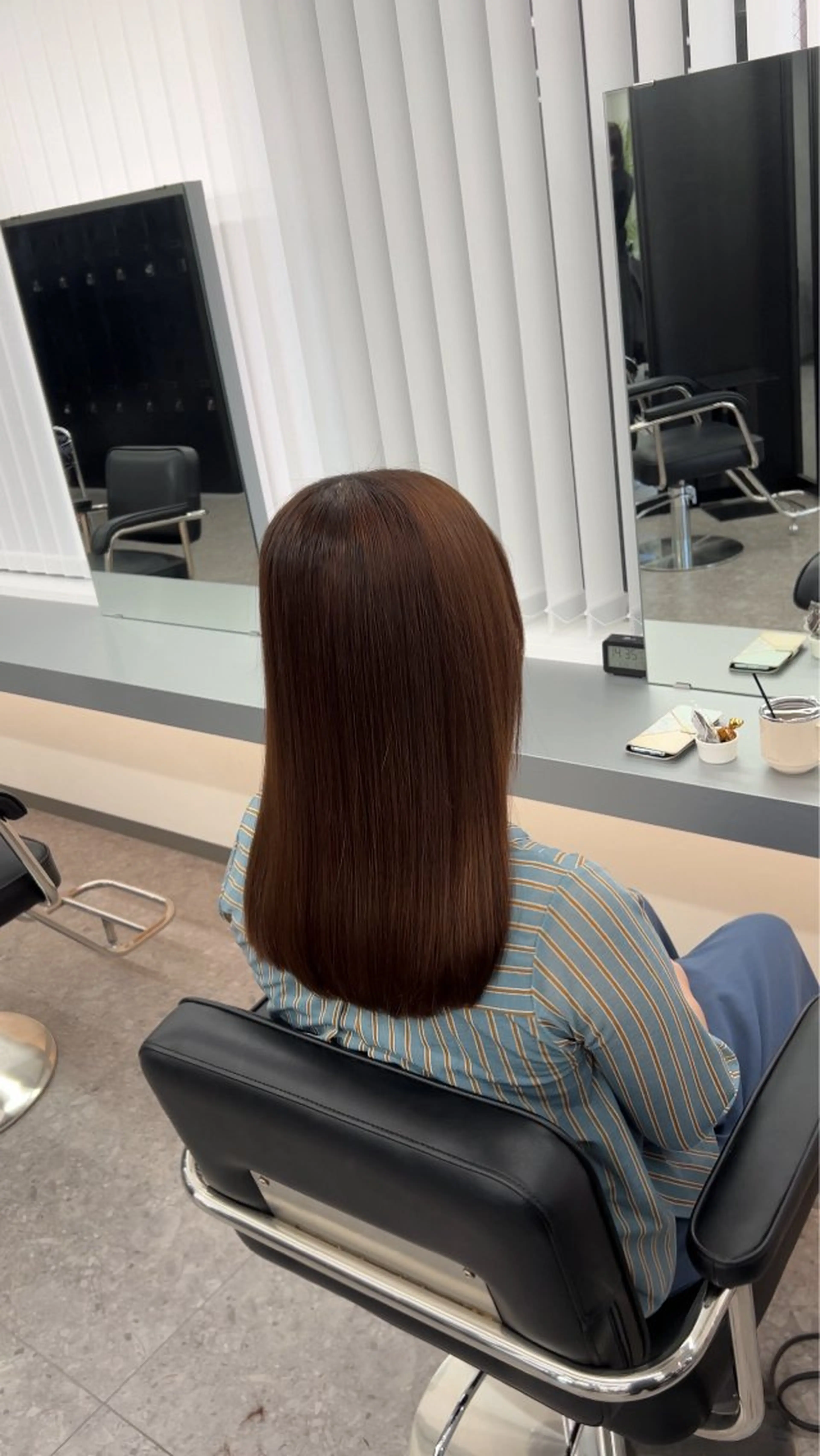 ミディアム 髪質改善ストレート /髪質改善/中内寛太のヘアスタイル