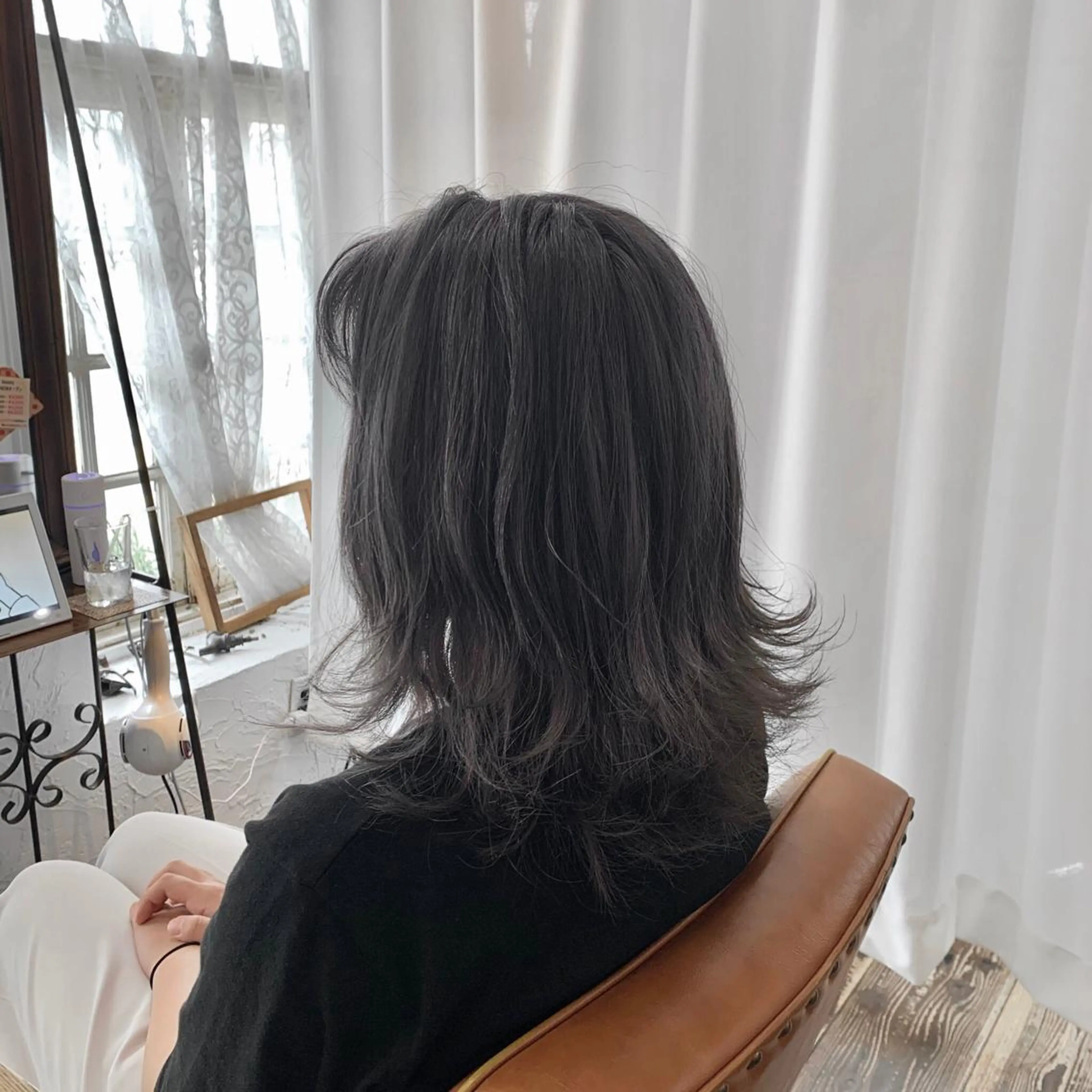 ミディアム カラー ブリーチ 橋本 しゅうまのヘアスタイル