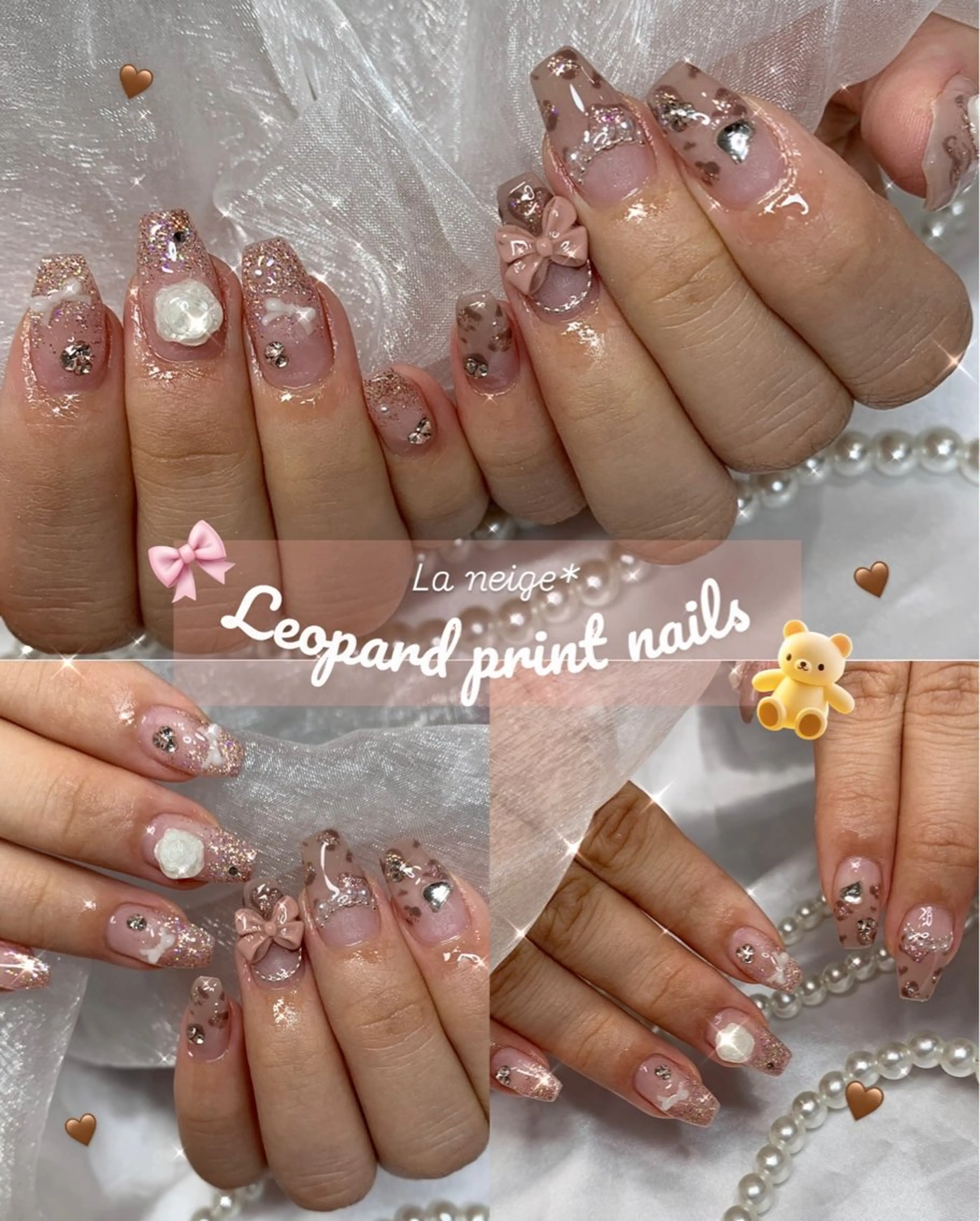 ネイル ハンドネイル La neige* yuki 🥯🍑のネイルデザイン