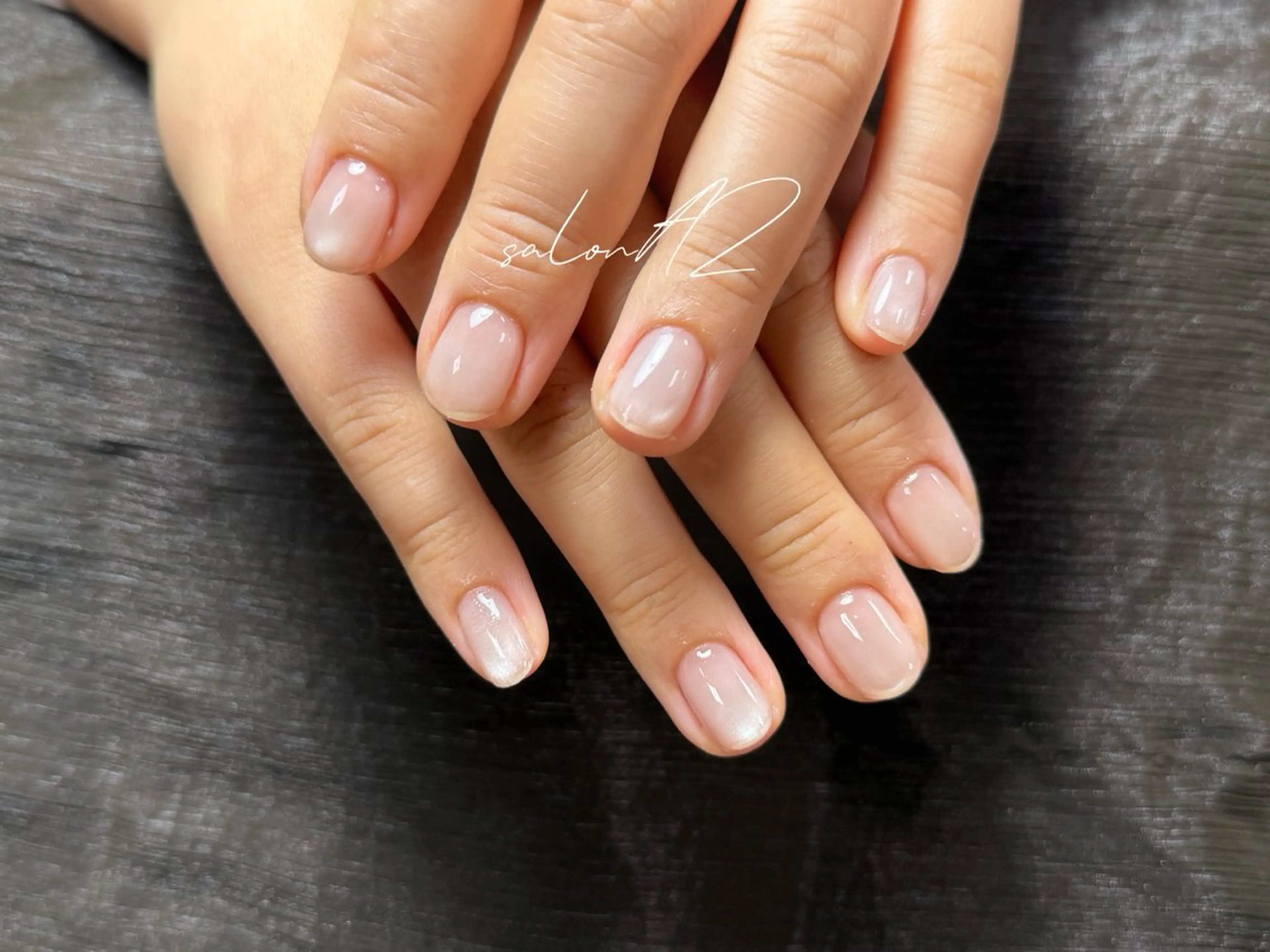 ネイル アートネイル 長さ出し フットネイル フレンチネイル ジェルネイル ハンドネイル salonAZ トップネイリストのネイルデザイン