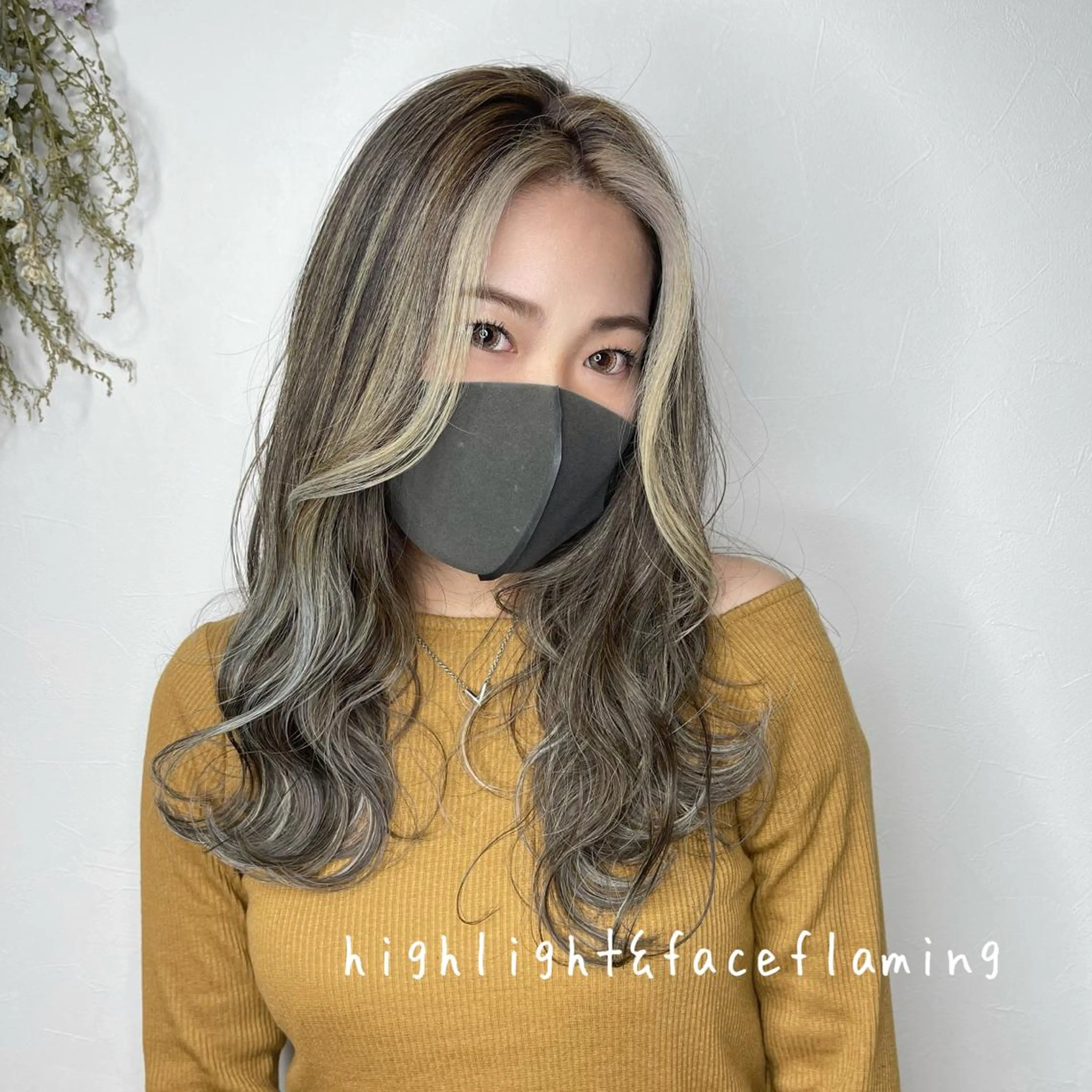 ロング カラー ミストバング ブリーチ ケアブリーチ  フェイスフレーミング ヘアカラー トリートメント Jewel Box所属・髪質改善ストレート 特化⭐️杉本奈稀沙のヘアスタイル