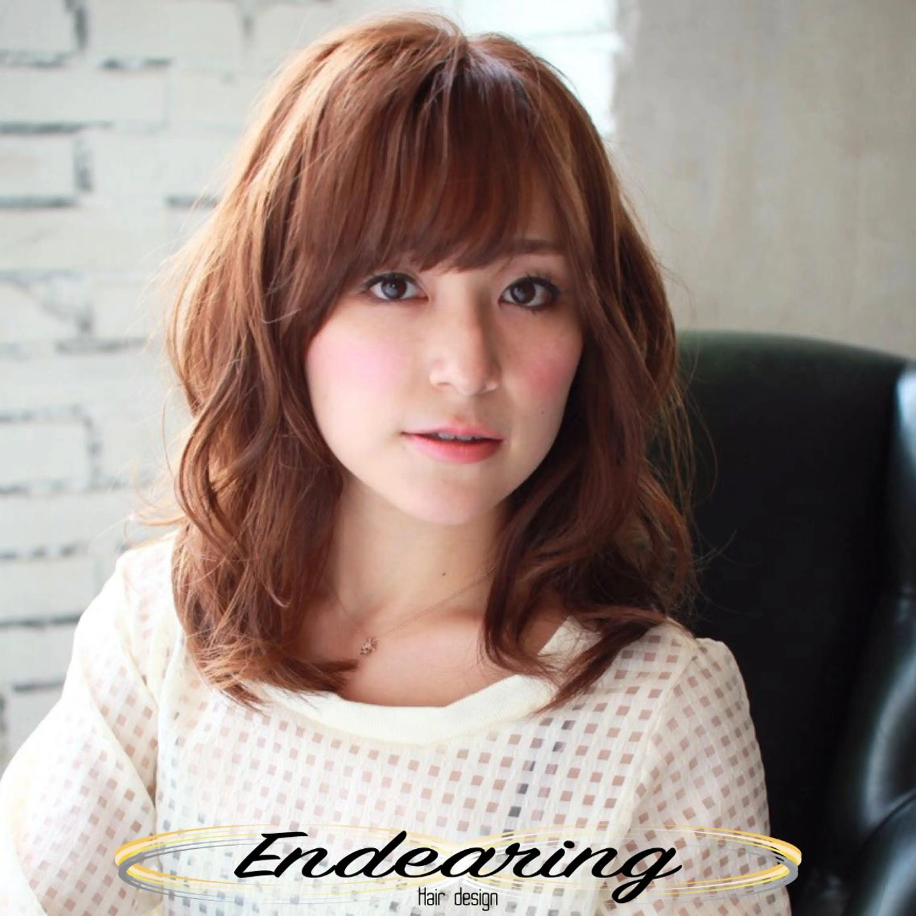 カラー ブラウンカラー 透明感カラー オレンジ オレンジブラウン カット ヘアカラー 柳田 怜那/銀座 Endearingのヘアスタイル