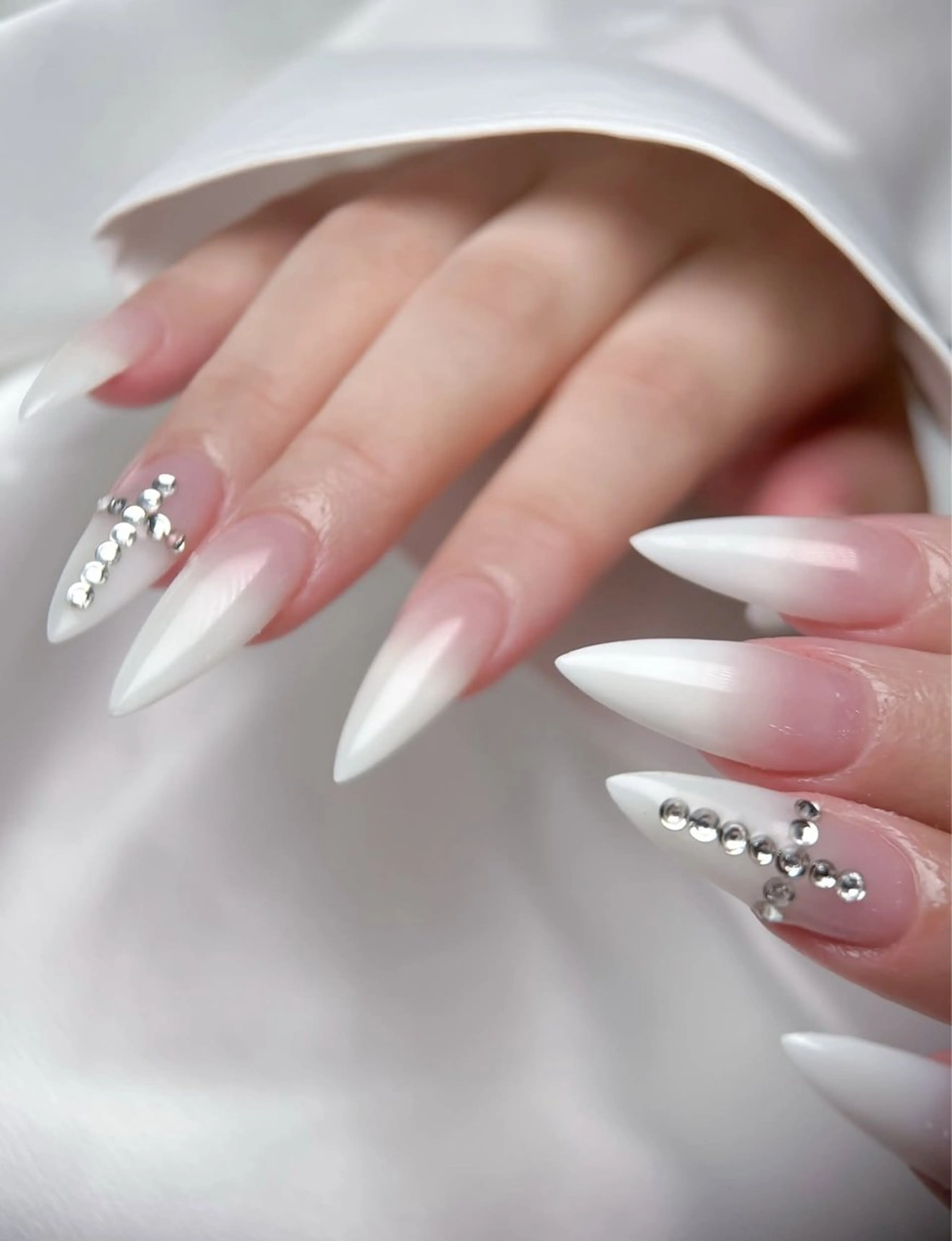 ネイル アニマル柄 オーロラネイル チークネイル フラッシュネイル ジェルネイル ハンドネイル Lina所属・Hina 池袋 長だしチップ専門店のネイルデザイン