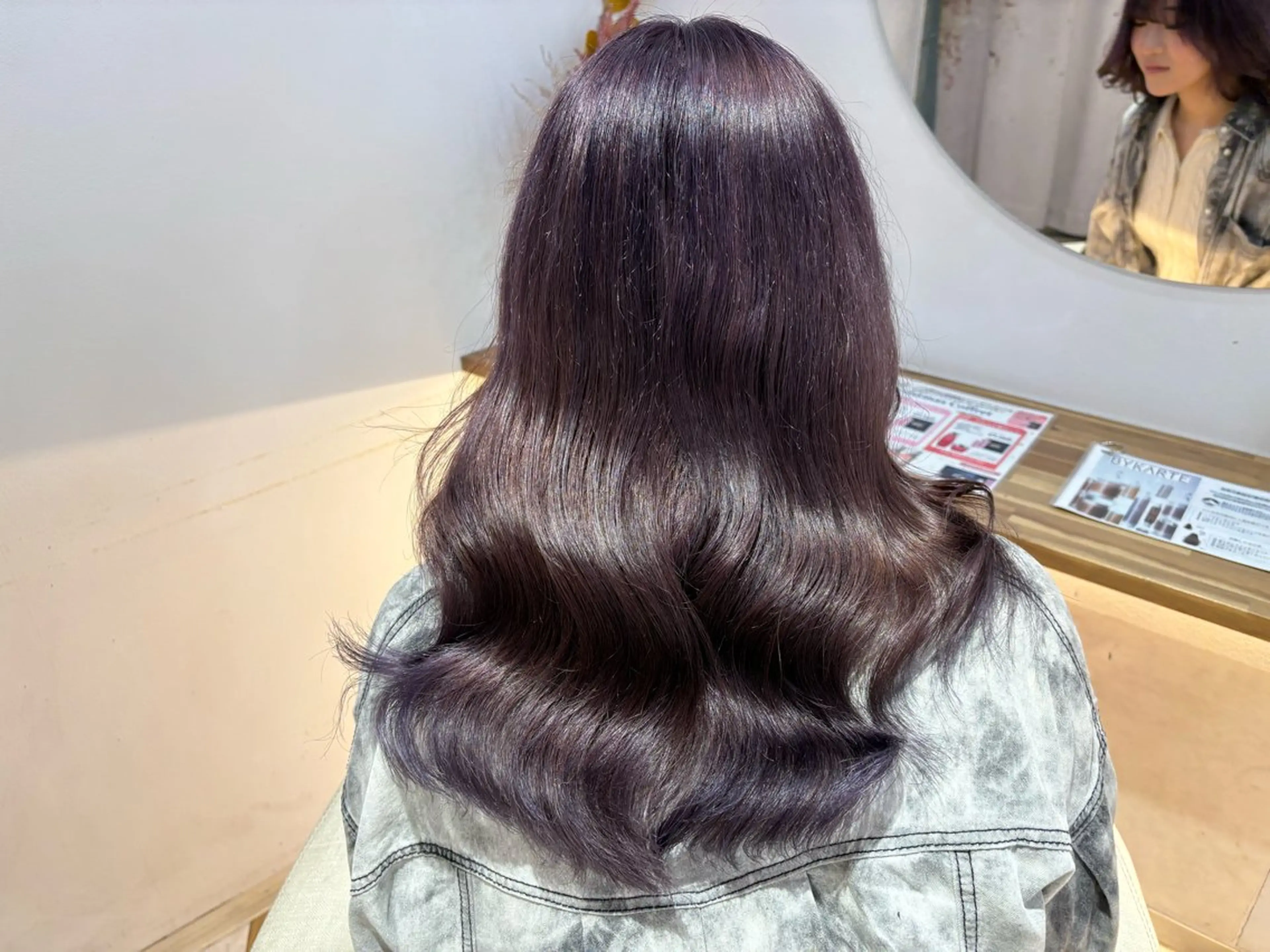 ロング ヘアカラー トリートメント 🍒しの🍒 カット/艶カラーのヘアスタイル