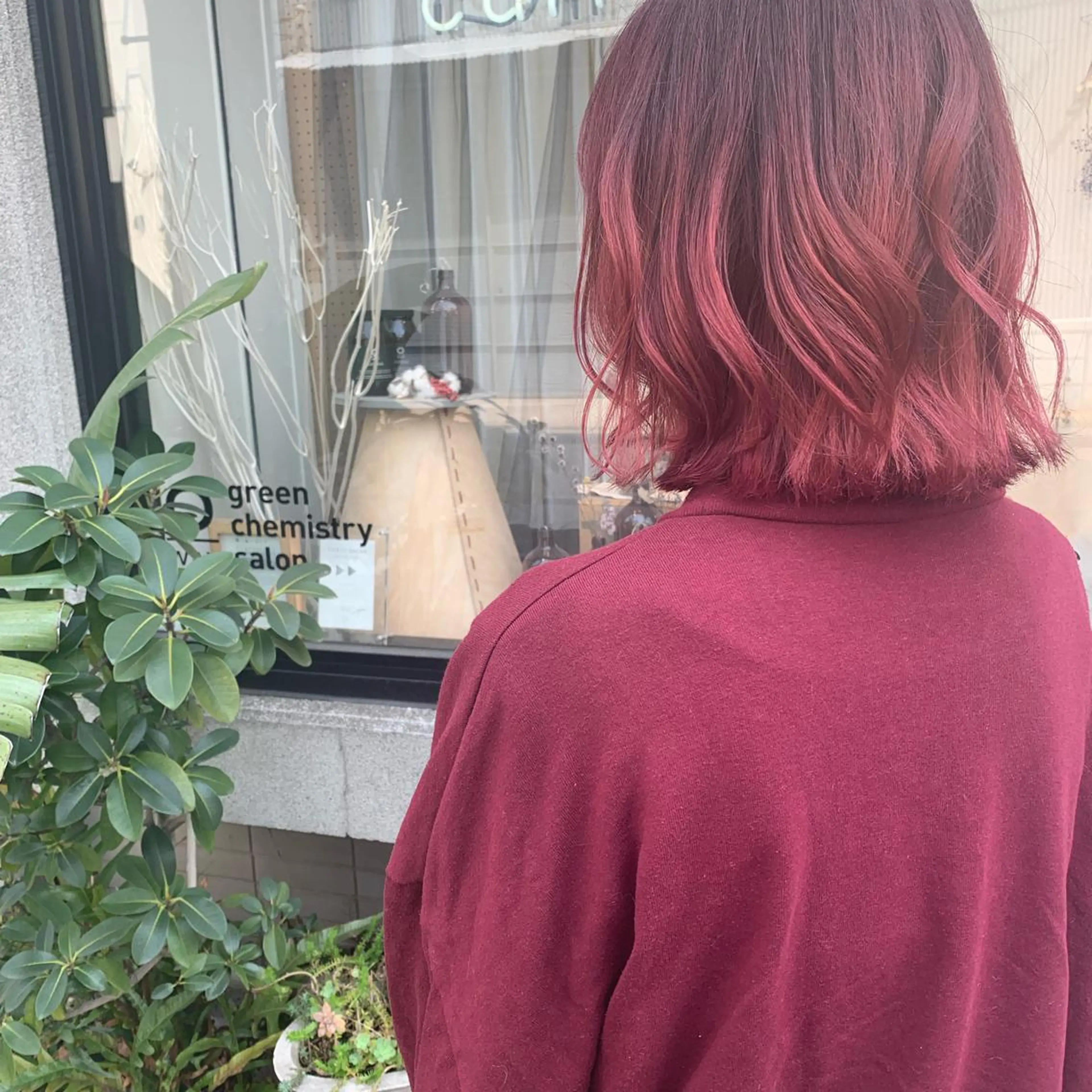 ショート カット ヘアカラー トリートメント 艶髪color💎髪 質改善ストレート大吉のヘアスタイル