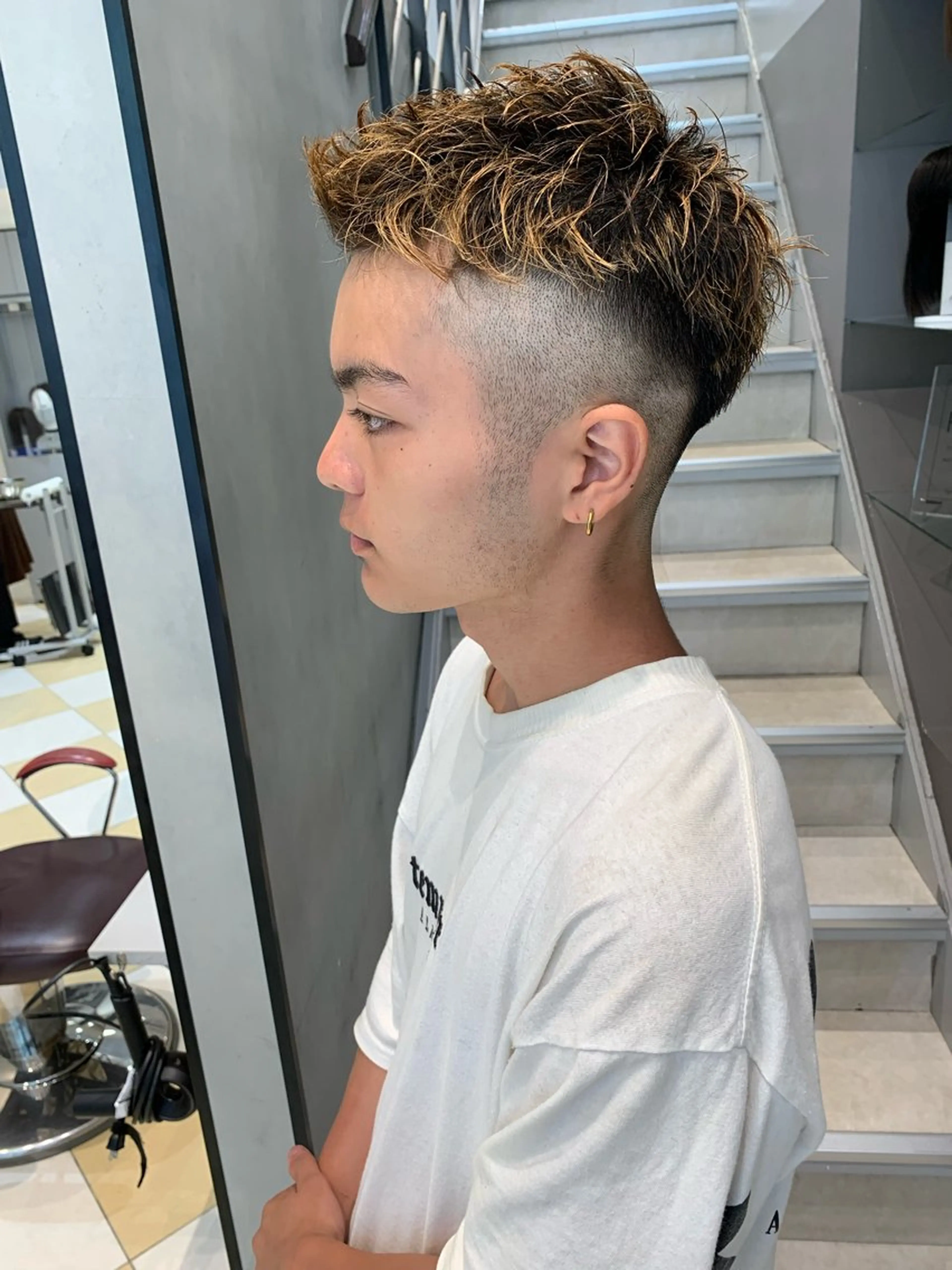 メンズ カット ヘアカラー トリートメント ヘアセット ✨上村 潤平✨メンズヘア✨のヘアスタイル