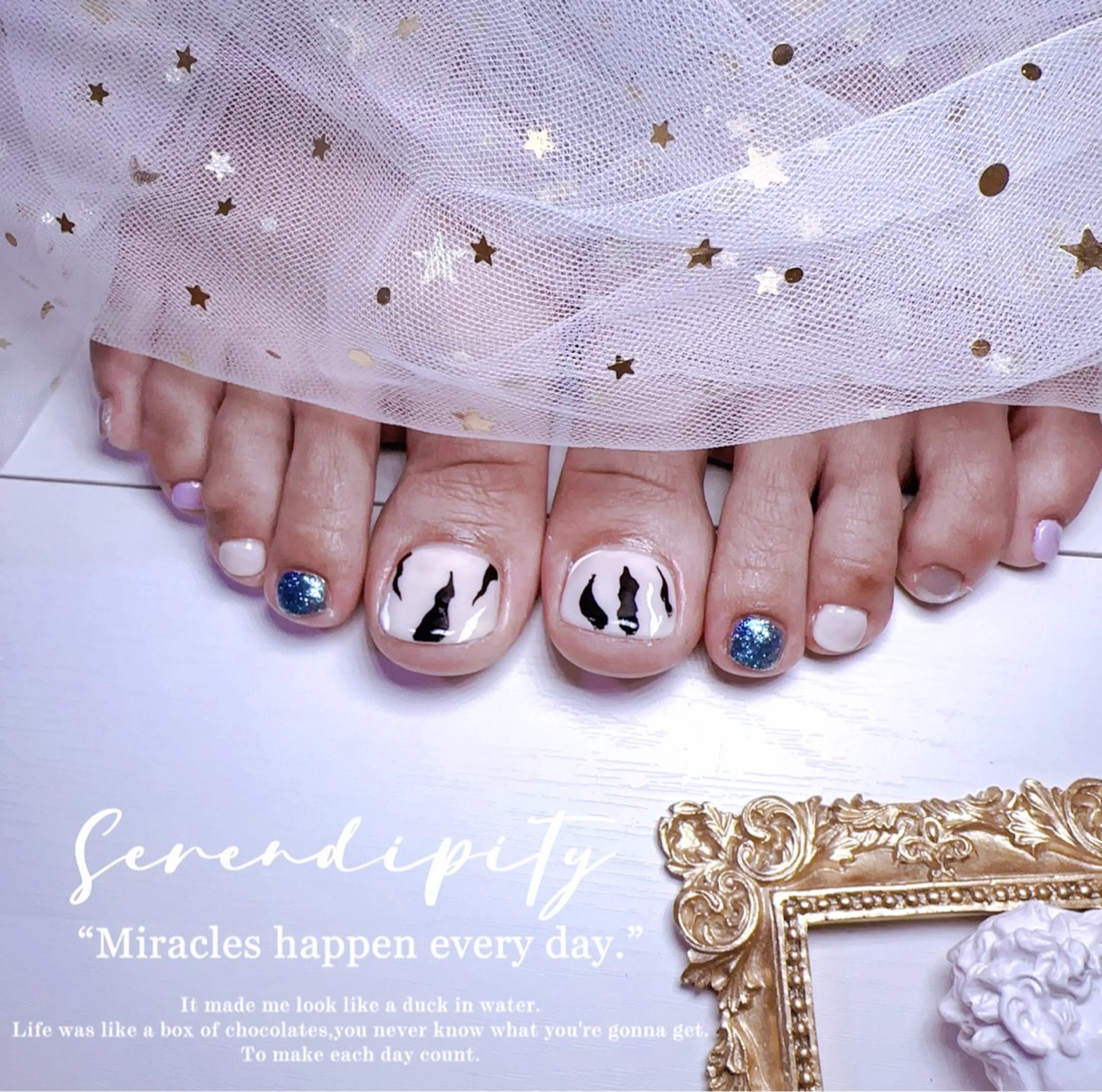 ネイル フットネイル 美人計ネイルサロン所属・中山 美月のネイルデザイン