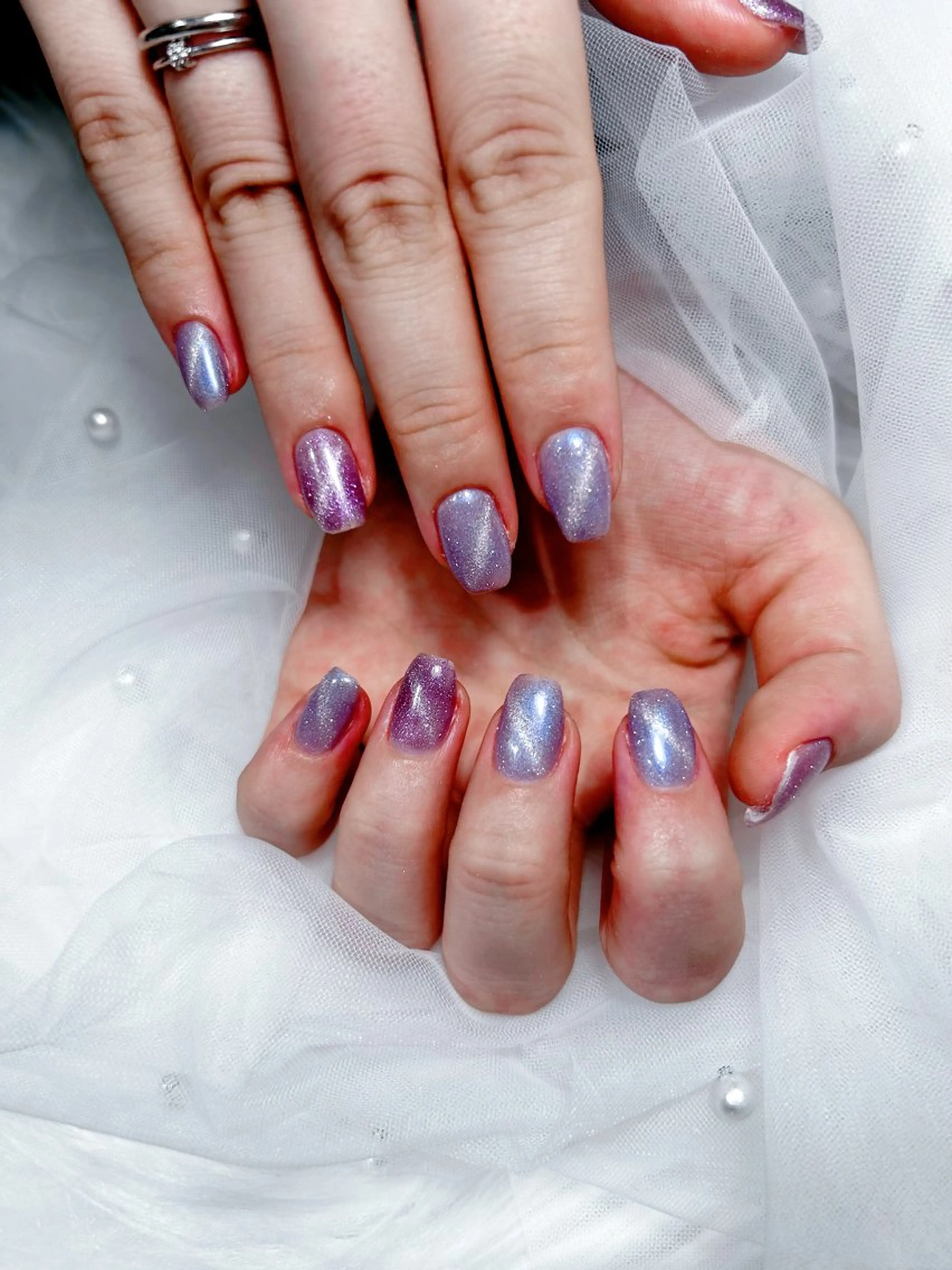 ネイル アートネイル チークネイル 桜ネイル フラッシュネイル ジェルネイル Laule’a Nail新宿所属・ミナ🌈 Laule'aのネイルデザイン