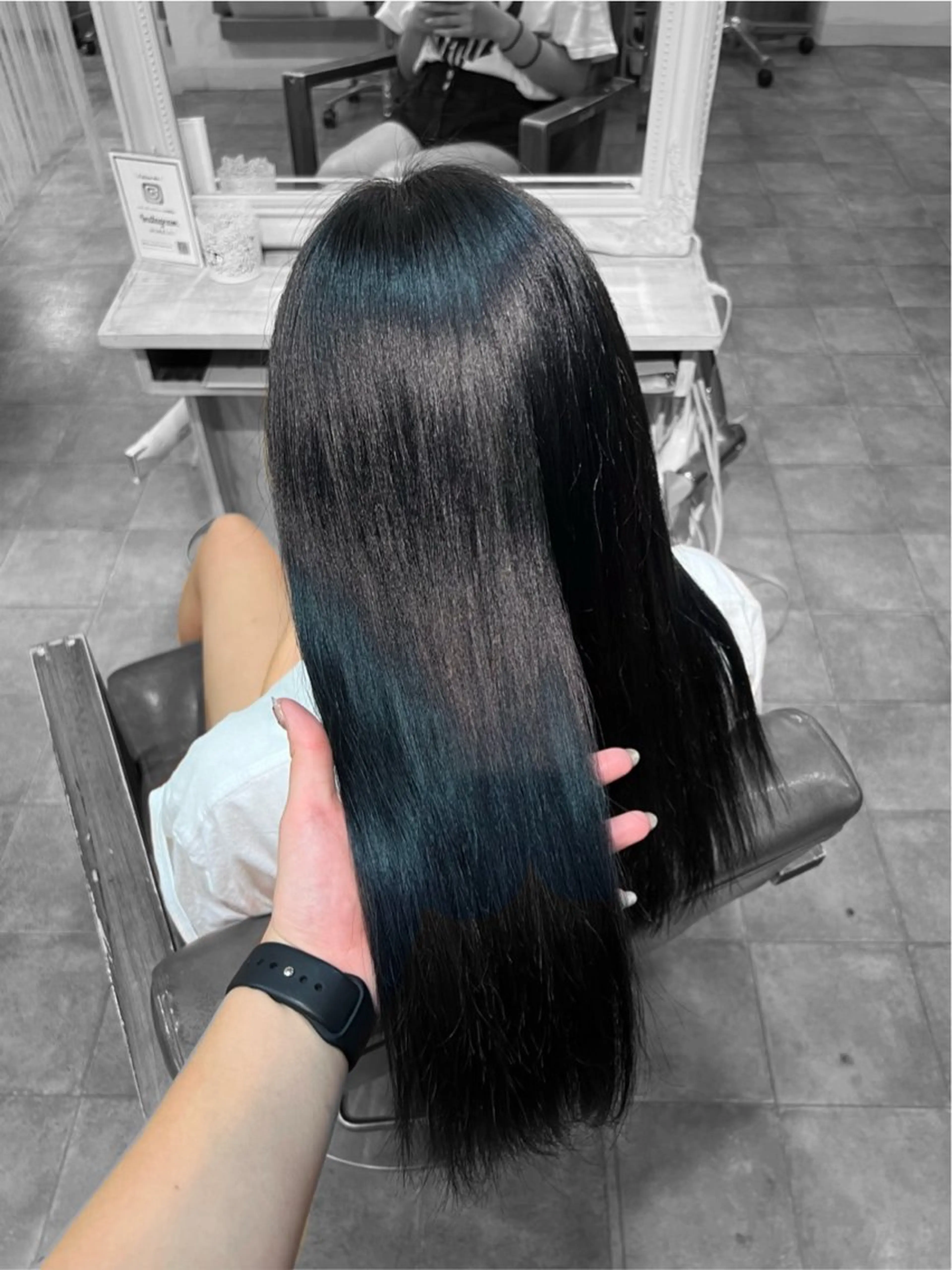 ロング カラー E 難波OCAT店所属・E 難波店 Reiのヘアスタイル