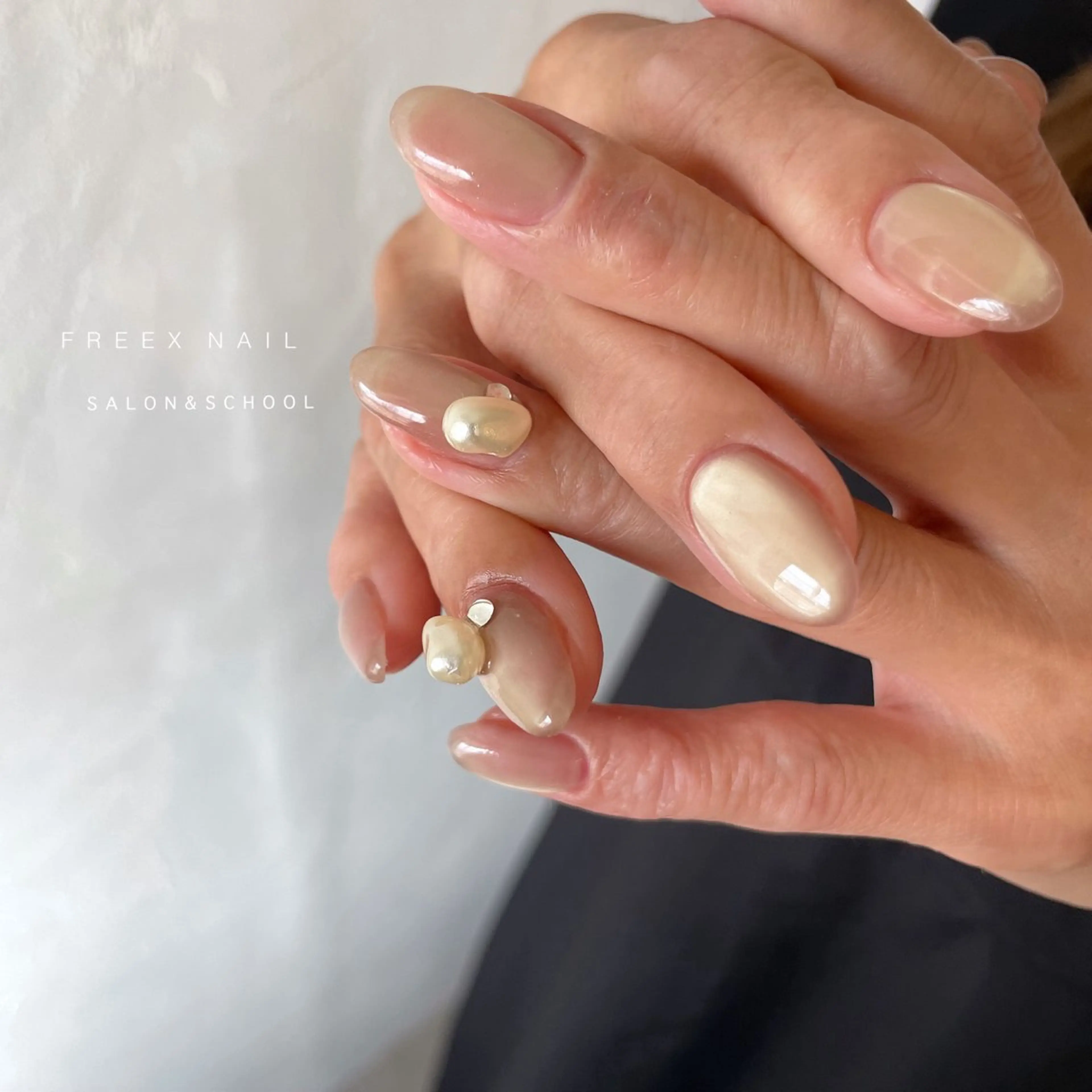 ジェルネイル3900円　ジュニアネイリストの写真