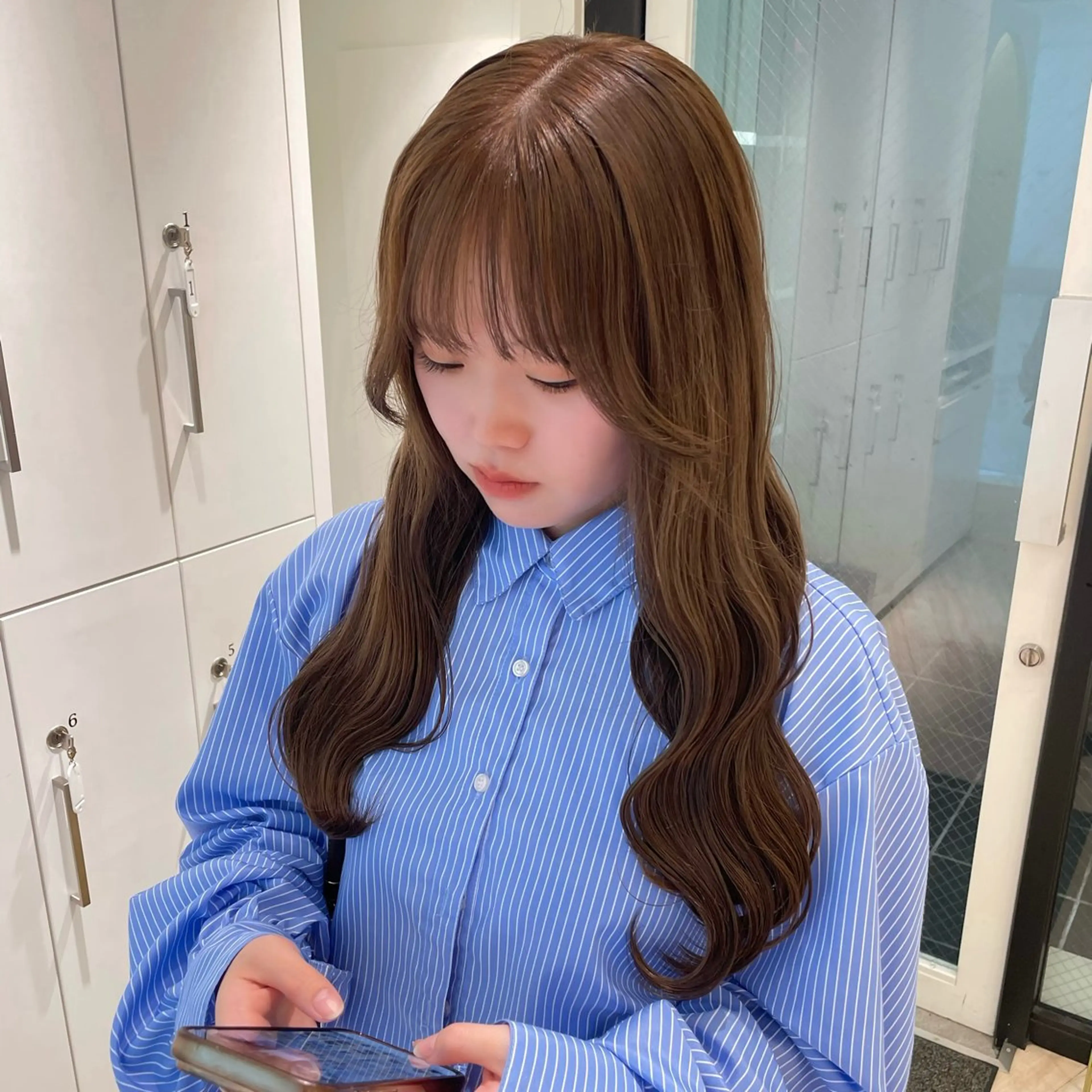 ロング カラー ヘアカラー トリートメント Parve Mix /頓宮 稚愛🤍のヘアスタイル