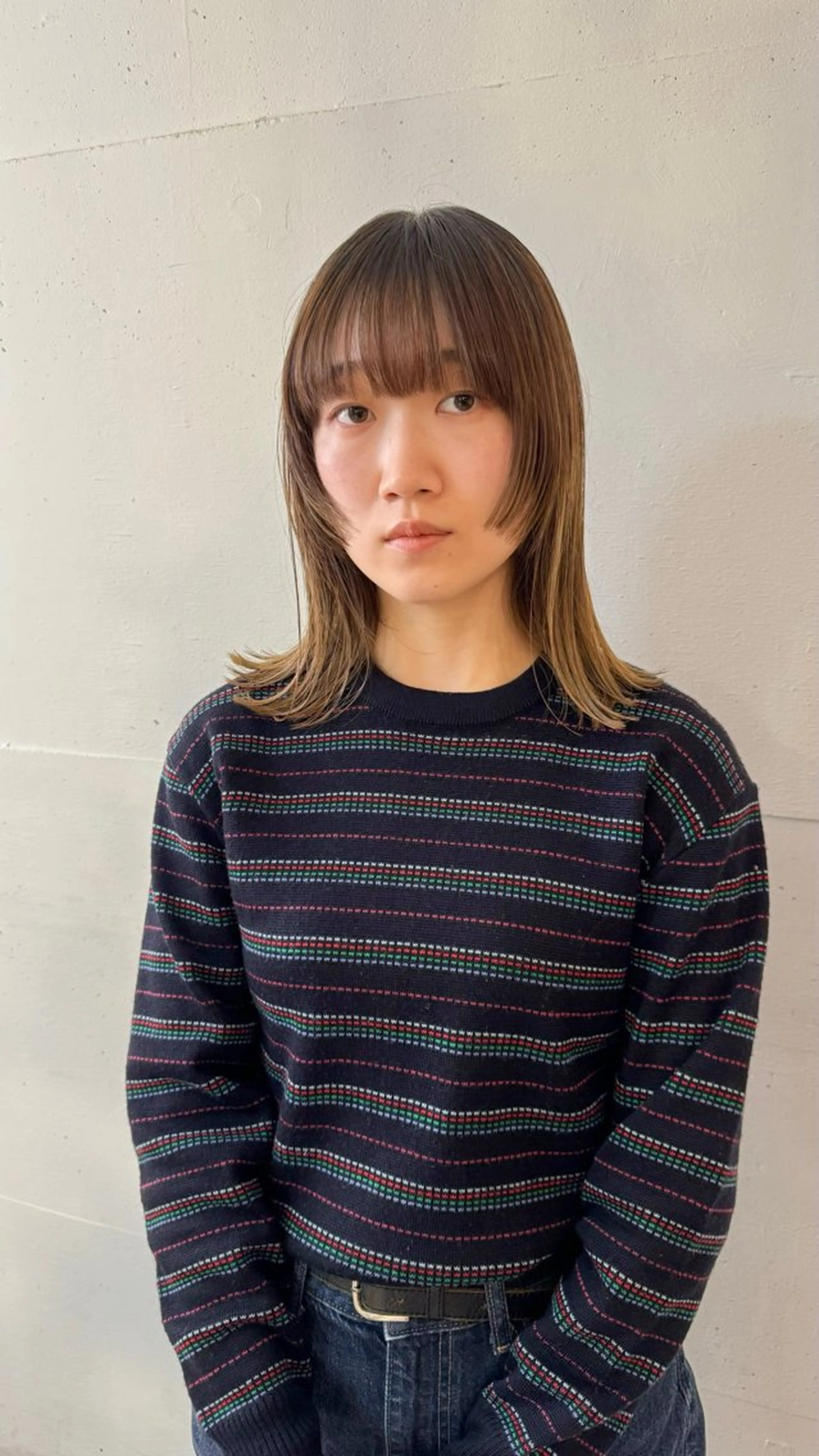 ミディアム RikO *. (金)空きあり◎のヘアスタイル
