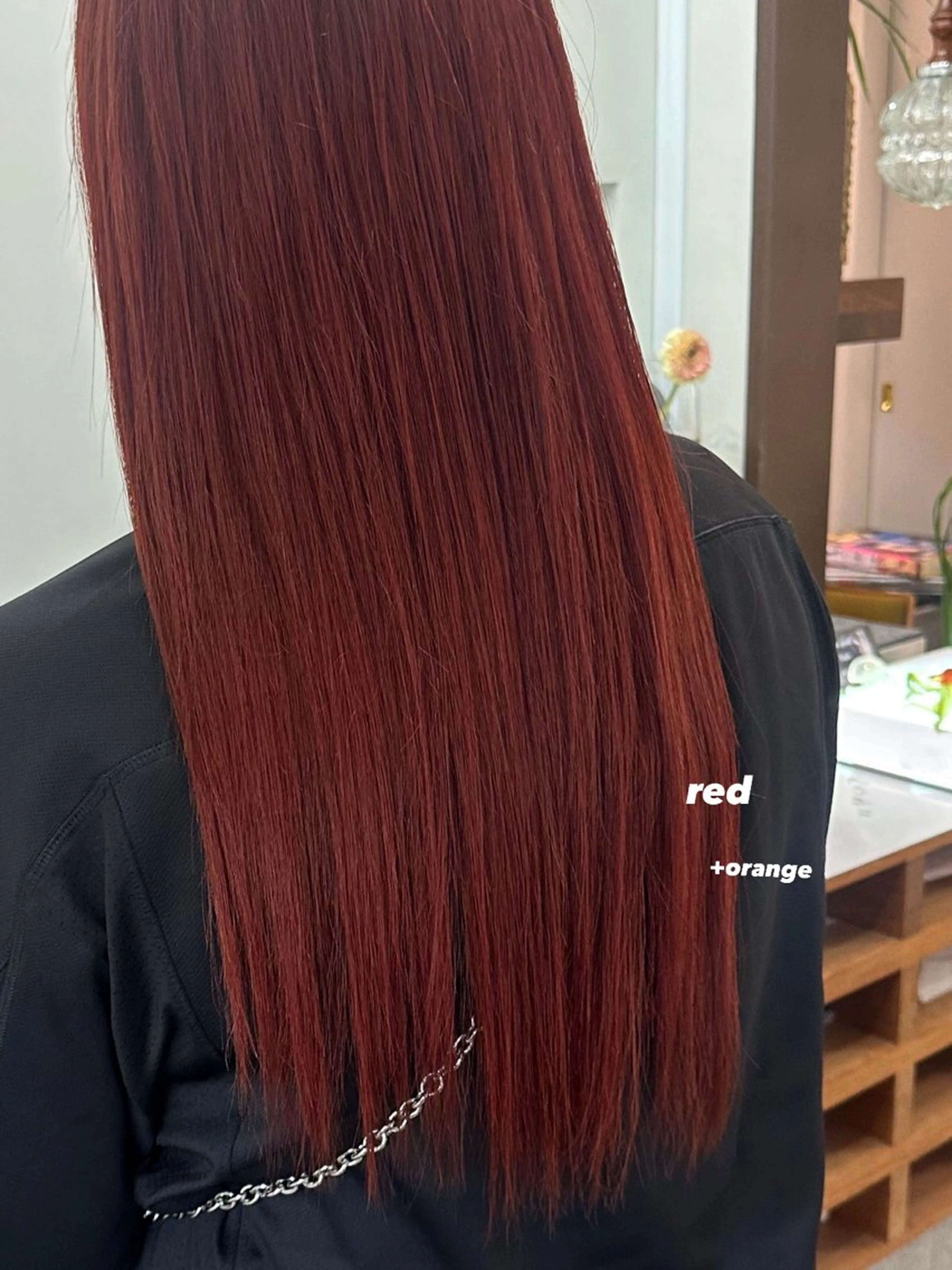ロング カラー ヘアカラー トリートメント 暖色/レイヤーカット 🌙オノユリカのヘアスタイル